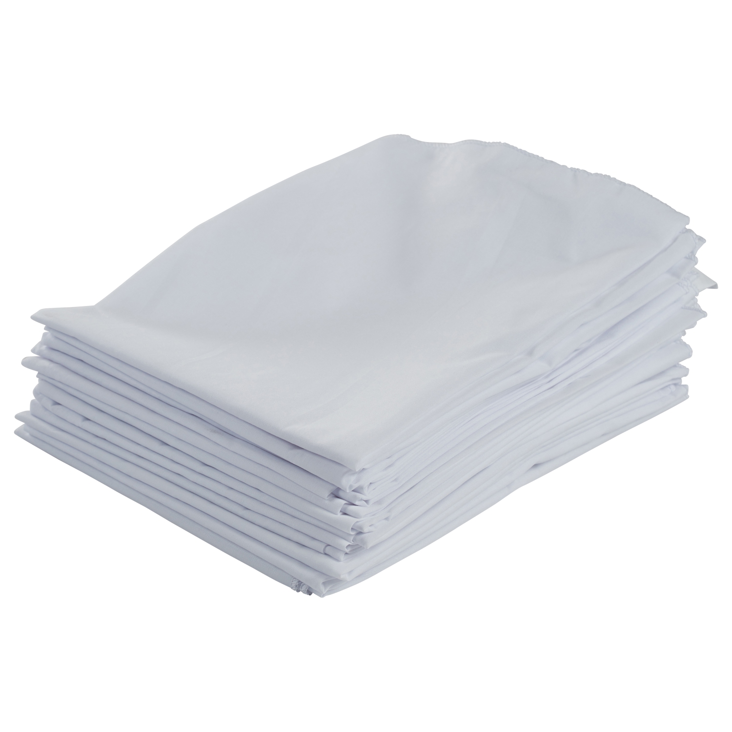 Drap pour lit pliant standard avec sangles élastiques, 52&nbsp;po x 21.75&nbsp;po, paq./12 - Blanc