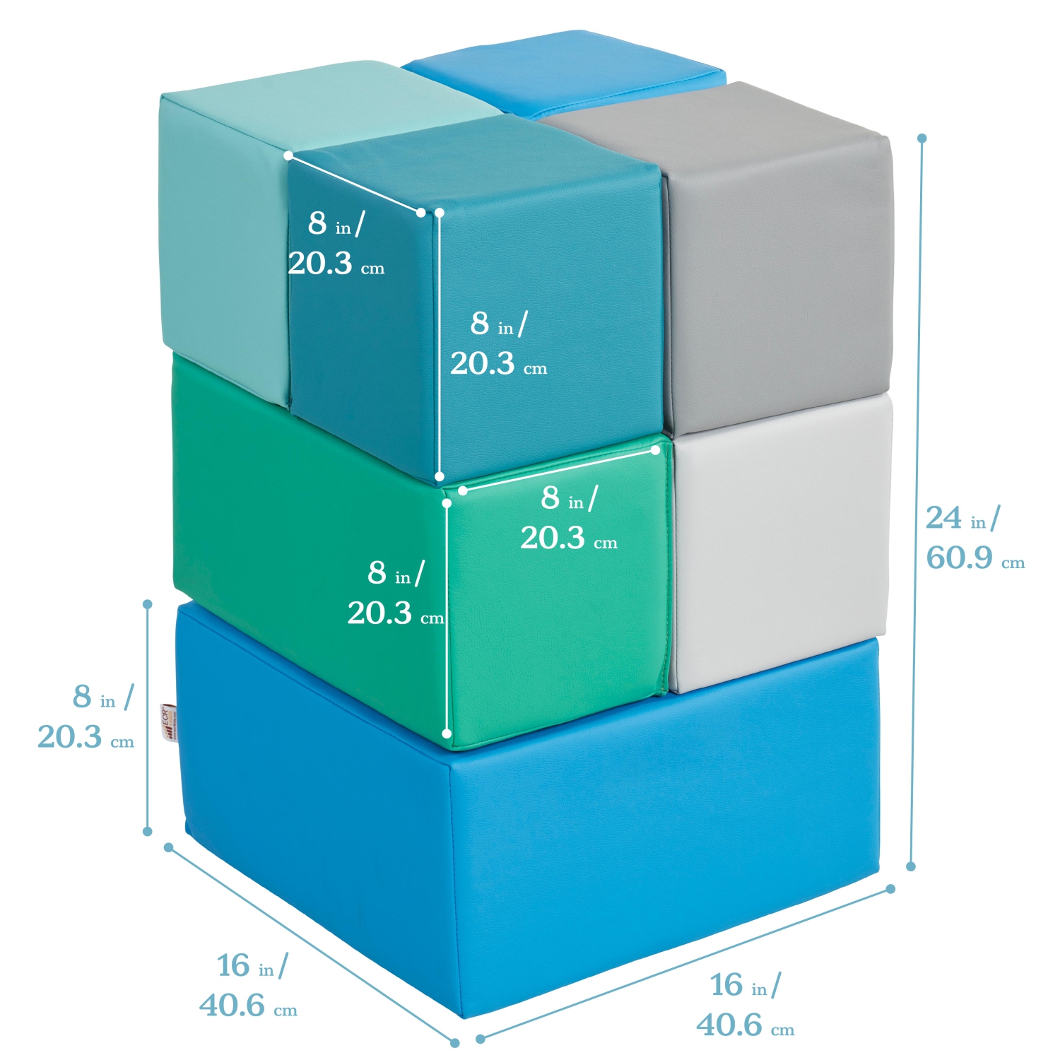 Big Foam Block, 7 pièces