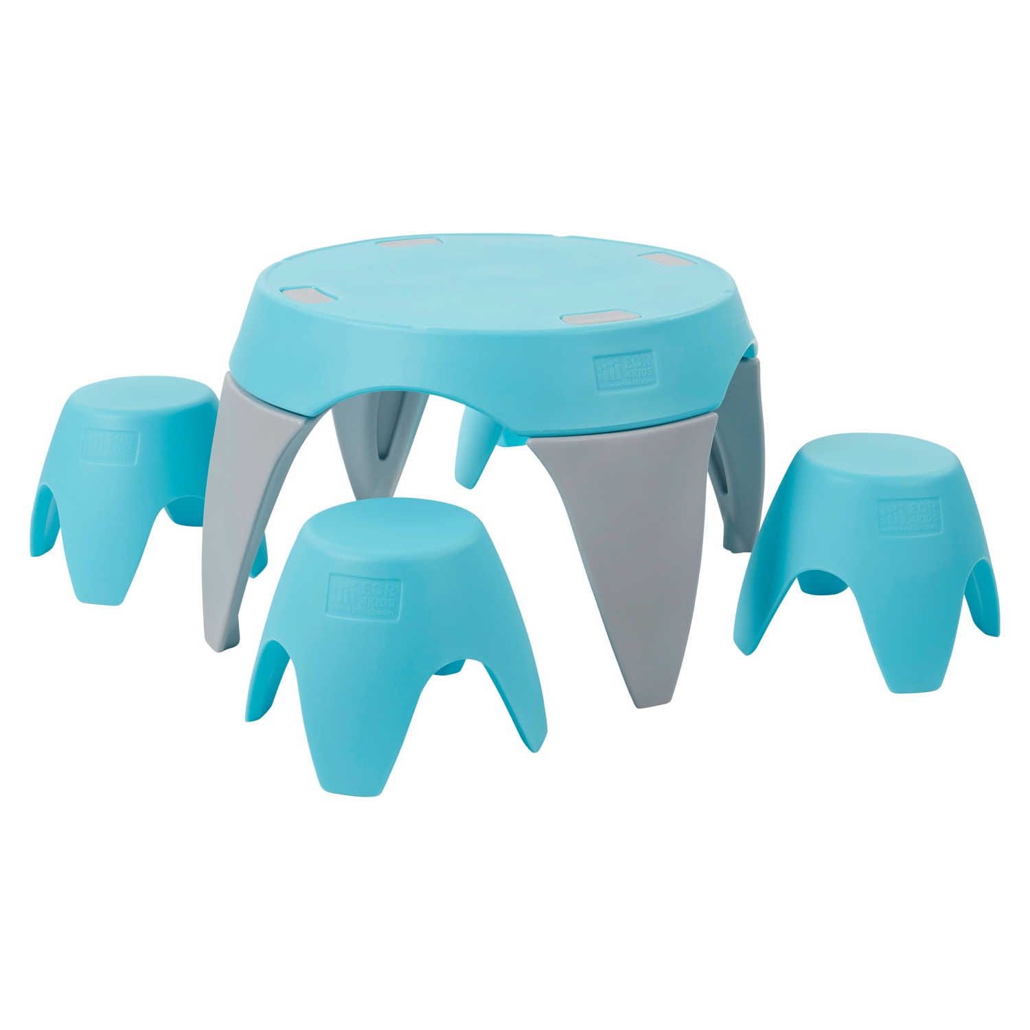 Ensemble avec table et tabouret Ayana, mobilier pour enfants, 5 pièces