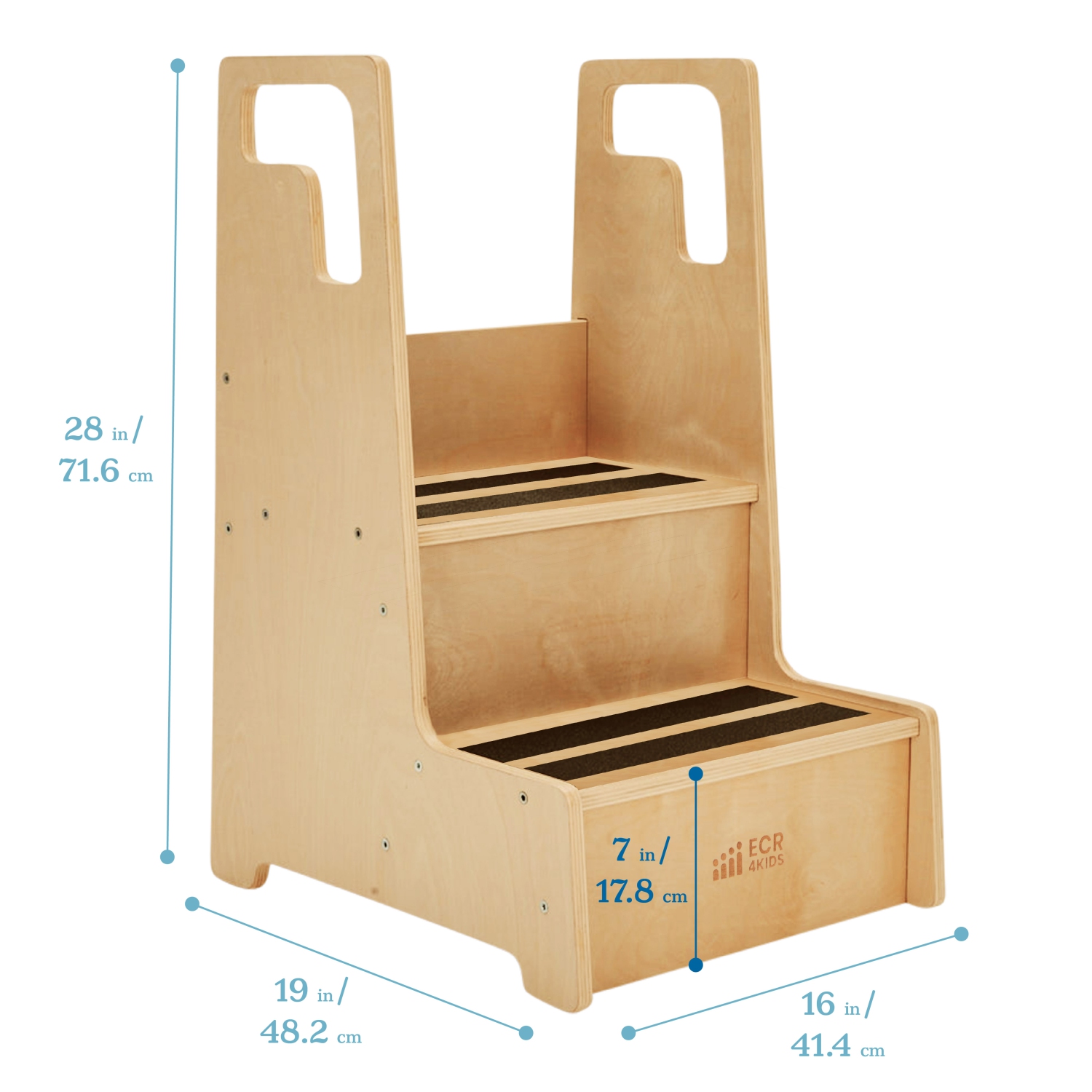 Reach-Up Step Stool with Handles, Kids Furniture