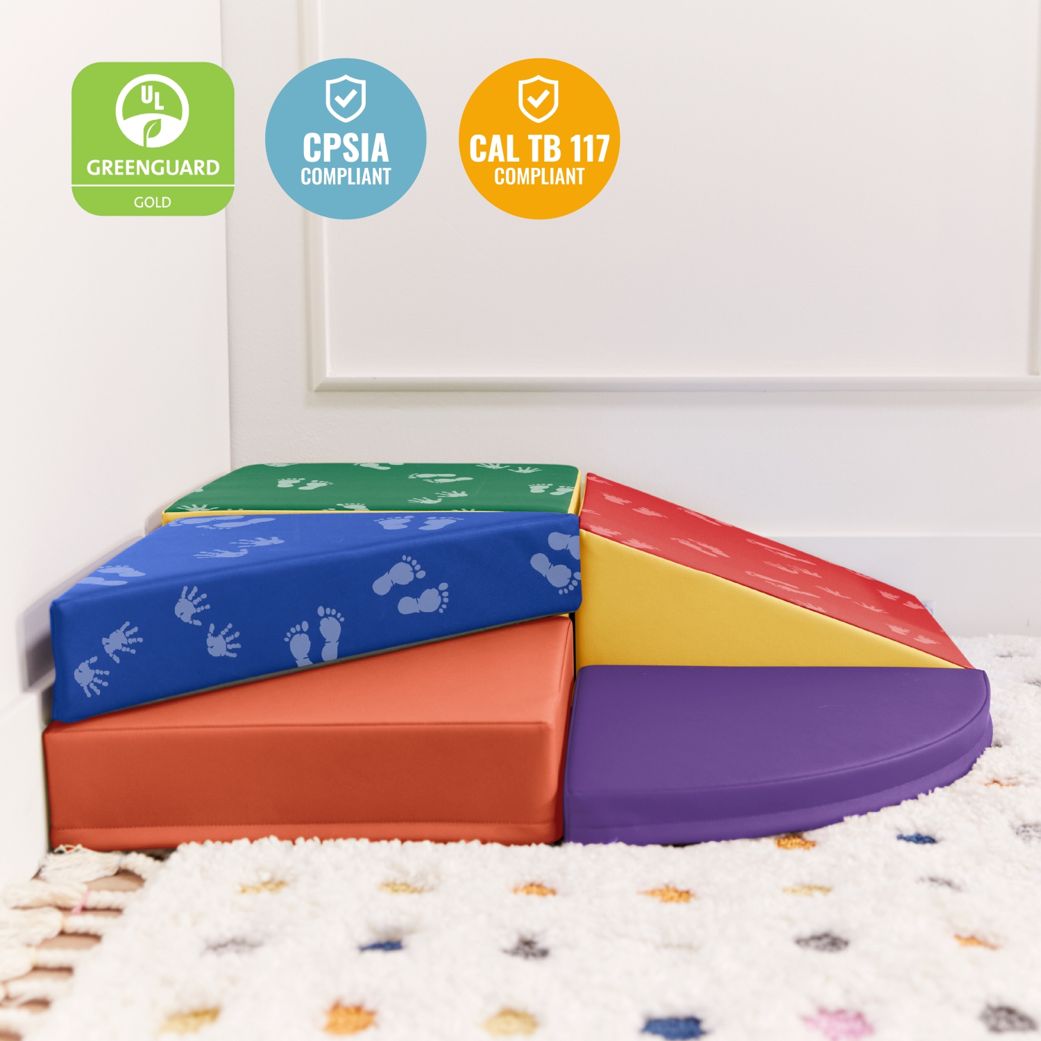 Junior Tiny Twisting Corner Climber, Beginner Playset, 5-Piece