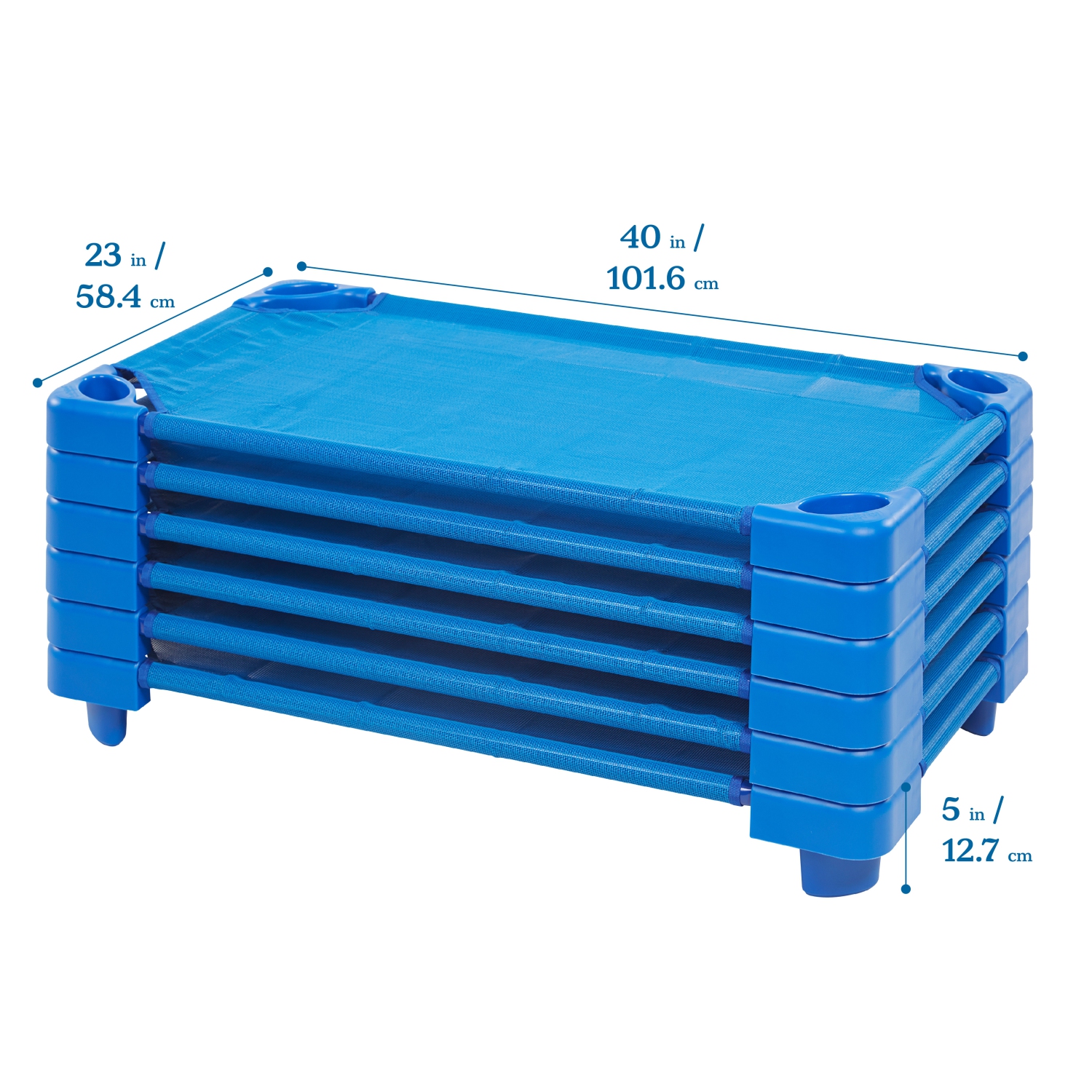 Moïse empilable pour enfants, taille pour tout-petits, mobilier de classe