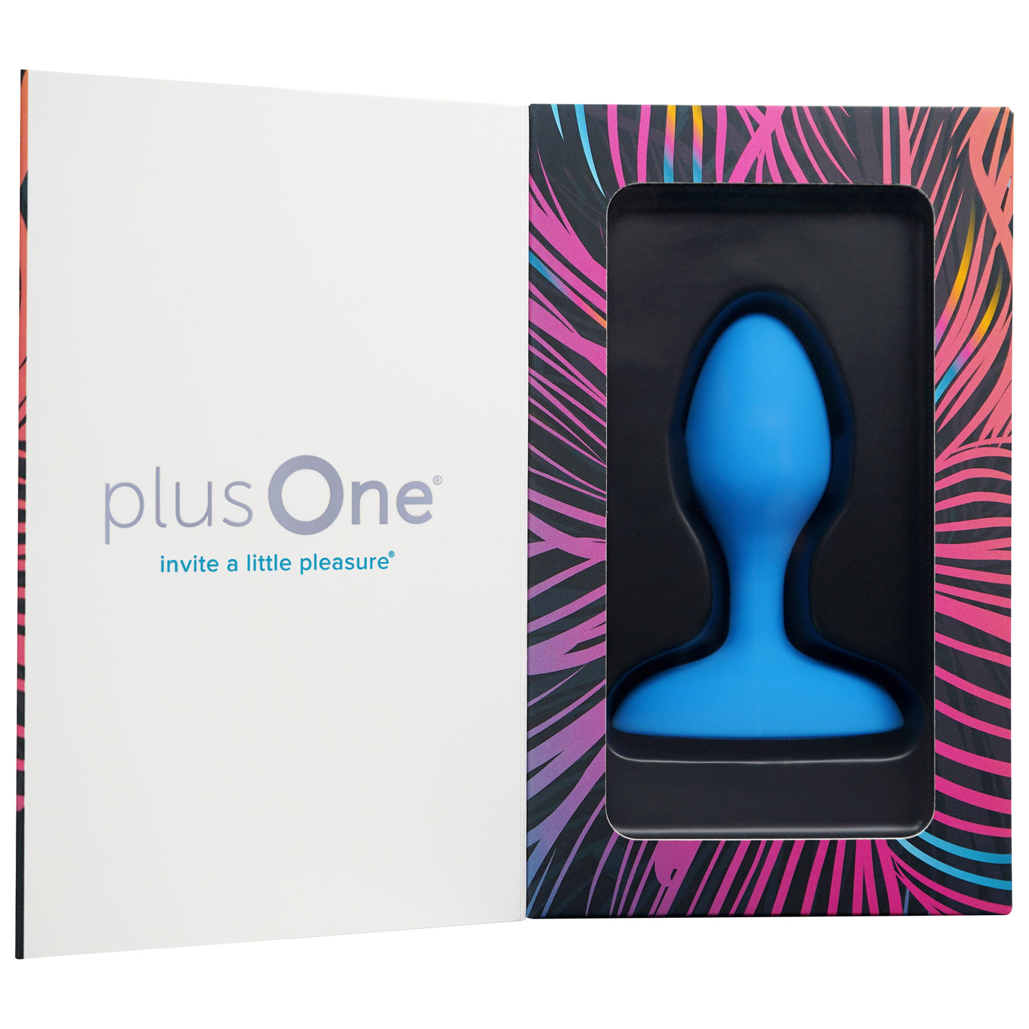 plusOne Vibrating Plug - Blue