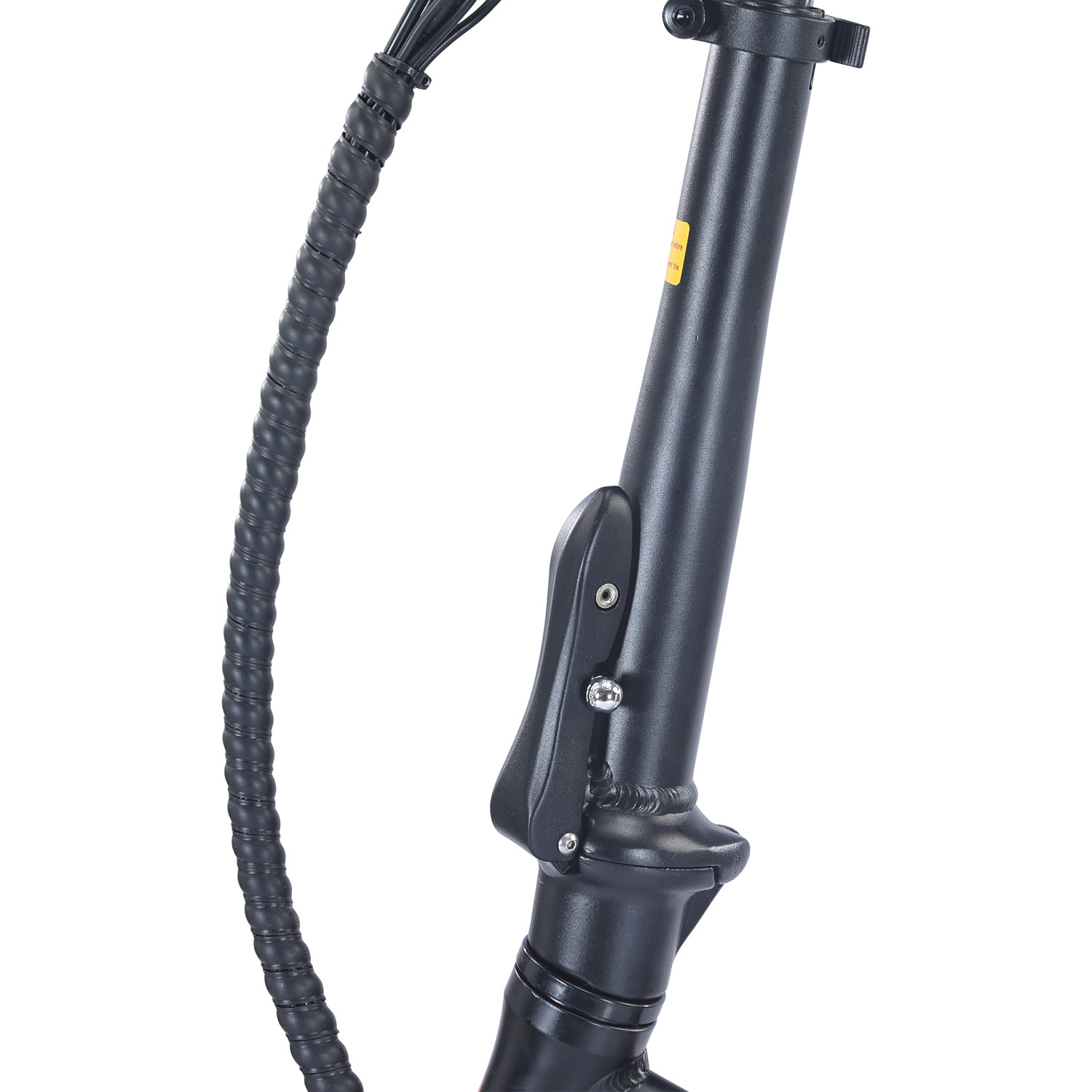 Vélo de promenade électrique repliable à gros pneus PowerPath de GoTyger - Noir