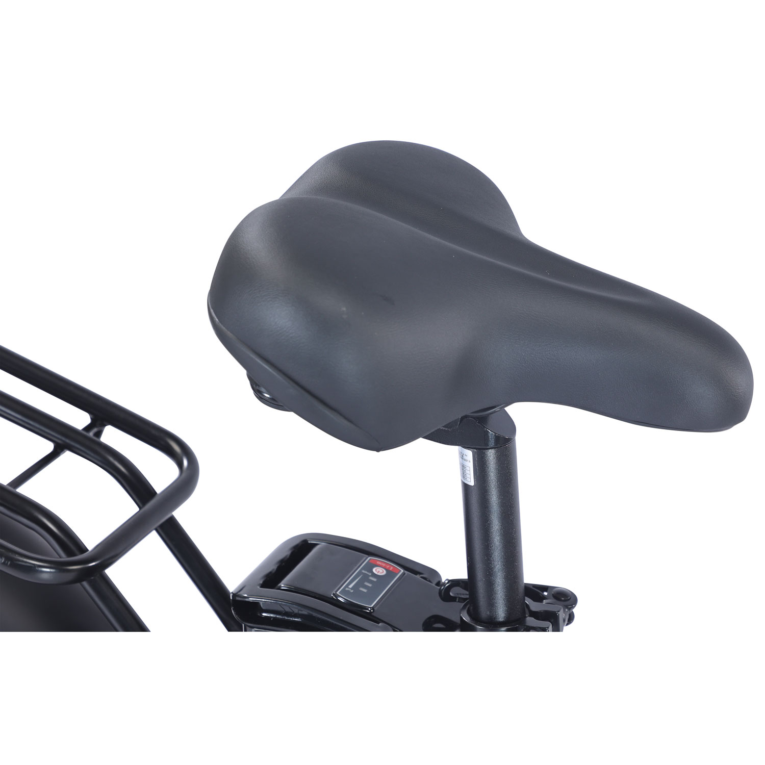 Vélo de transport électrique repliable à cadre bas PowerPath de GoTyger - Noir