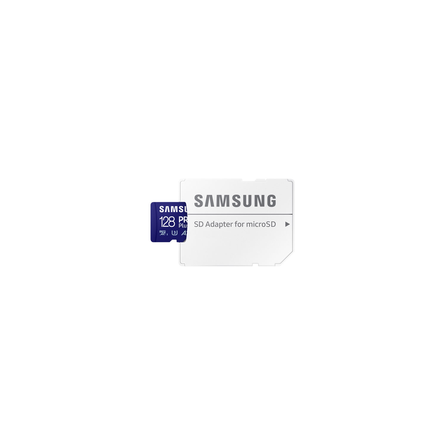Adaptateur 128 Go 180MB Mo/s microSDXC PRO plus+ de Samsung - remis à neuf (MB-MD128SA/CA)