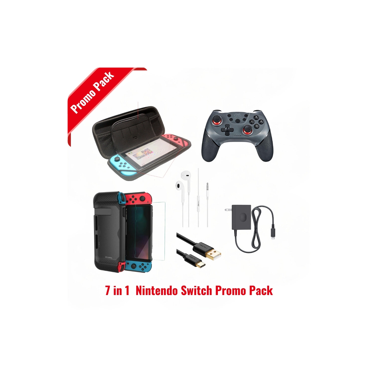 Promo 7-en-1 Nintendo Switch, haut de gamme