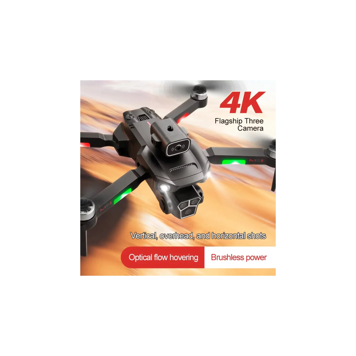 Skypix M1S Mini Drone with Camera 4K Vertical Shots Drones for adults Obstacle Avoidance WiFi FPV RC Quadcopter with Gesture Control Toys Gifts for