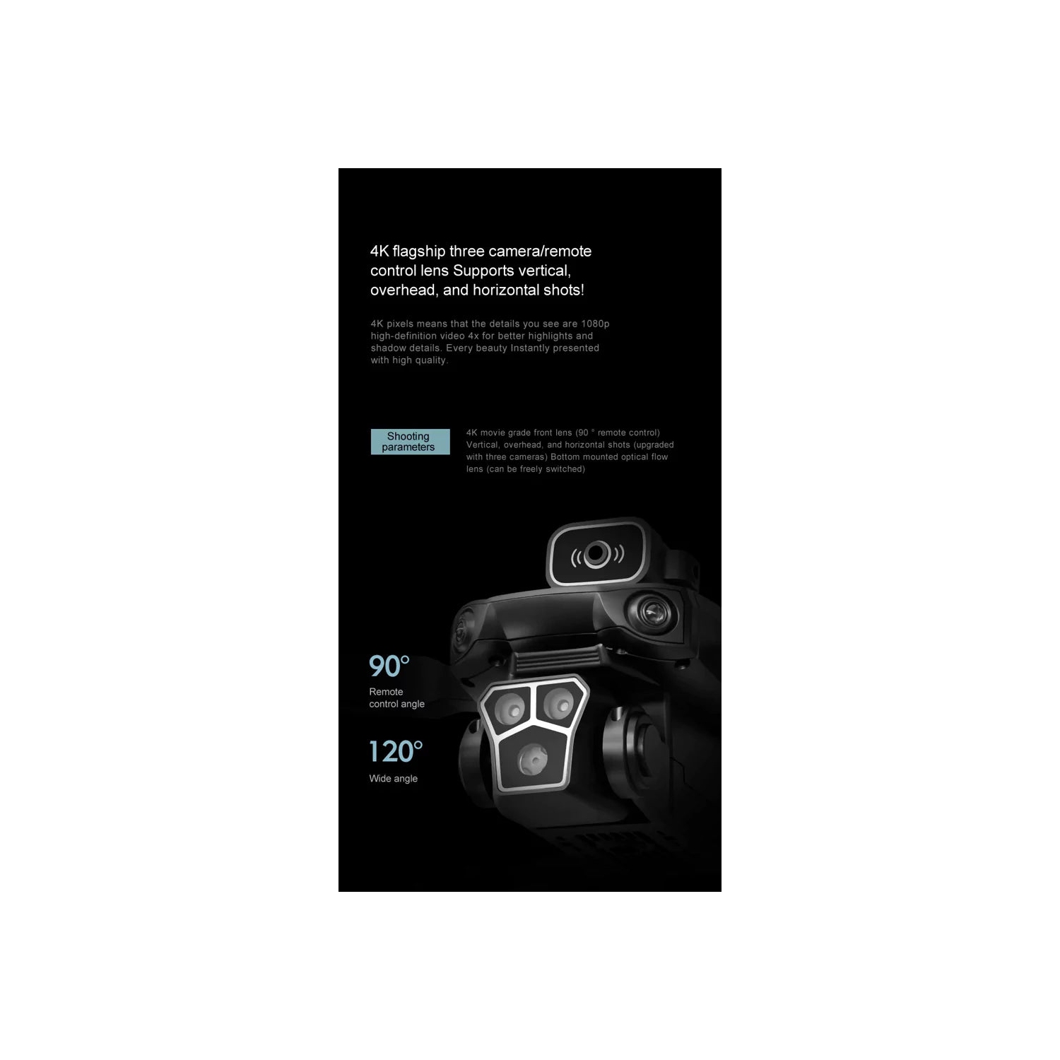 Skypix M1S Mini Drone with Camera 4K Vertical Shots Drones for adults Obstacle Avoidance WiFi FPV RC Quadcopter with Gesture Control Toys Gifts for