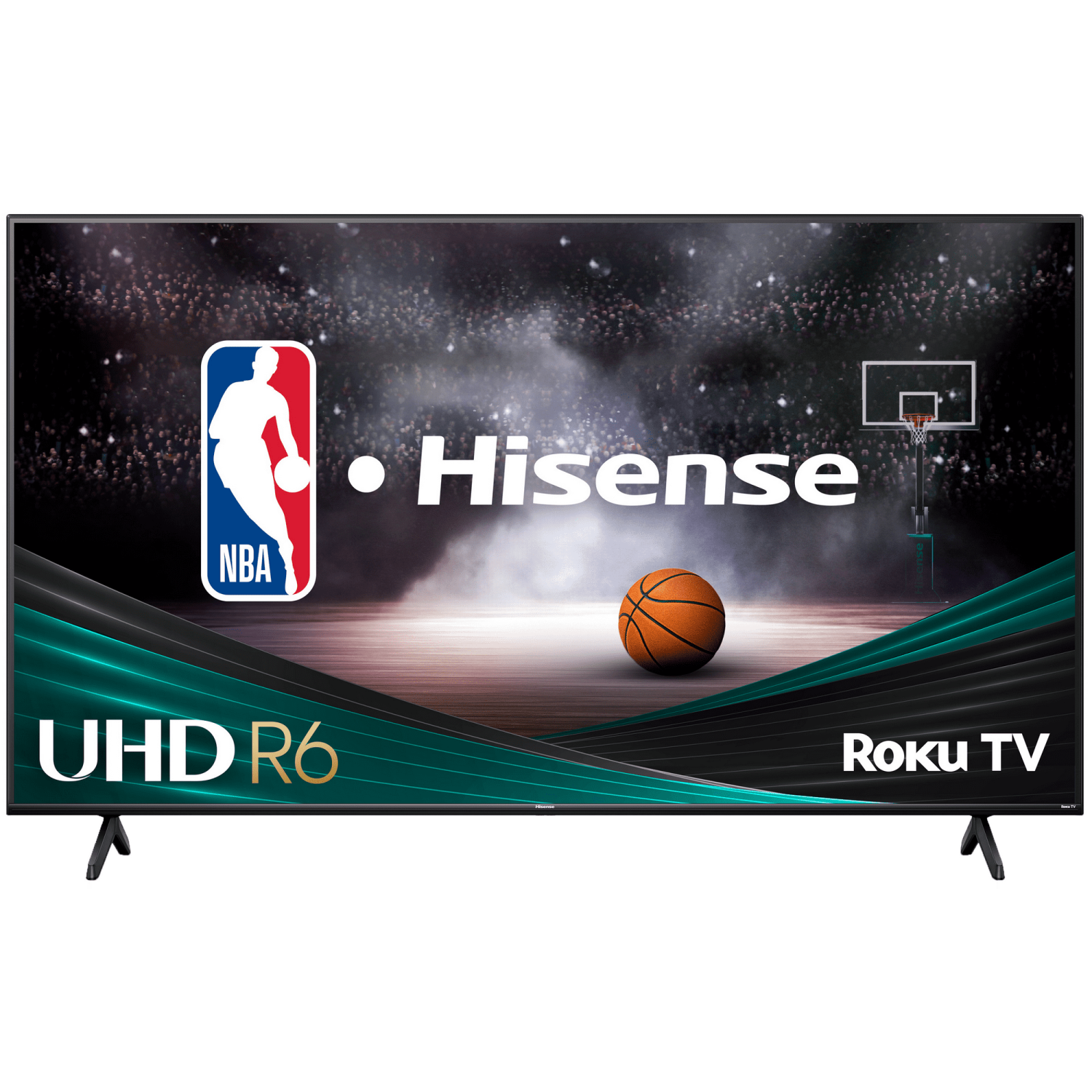 REFURBISHED (GOOD) -Hisense 70" Class 4K UHD LED LCD Roku Smart TV HDR R6 Series (70R6E4)