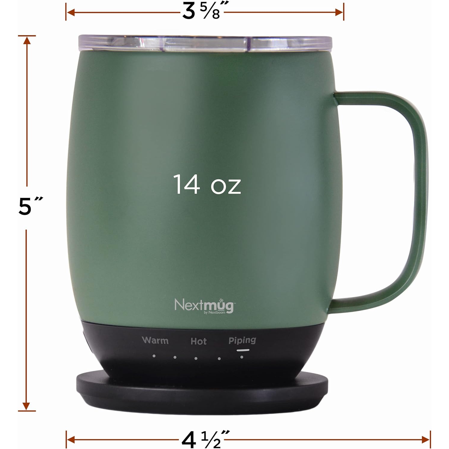 Nextmug - Temperature-Controlled, Self-Heating Coffee Mug