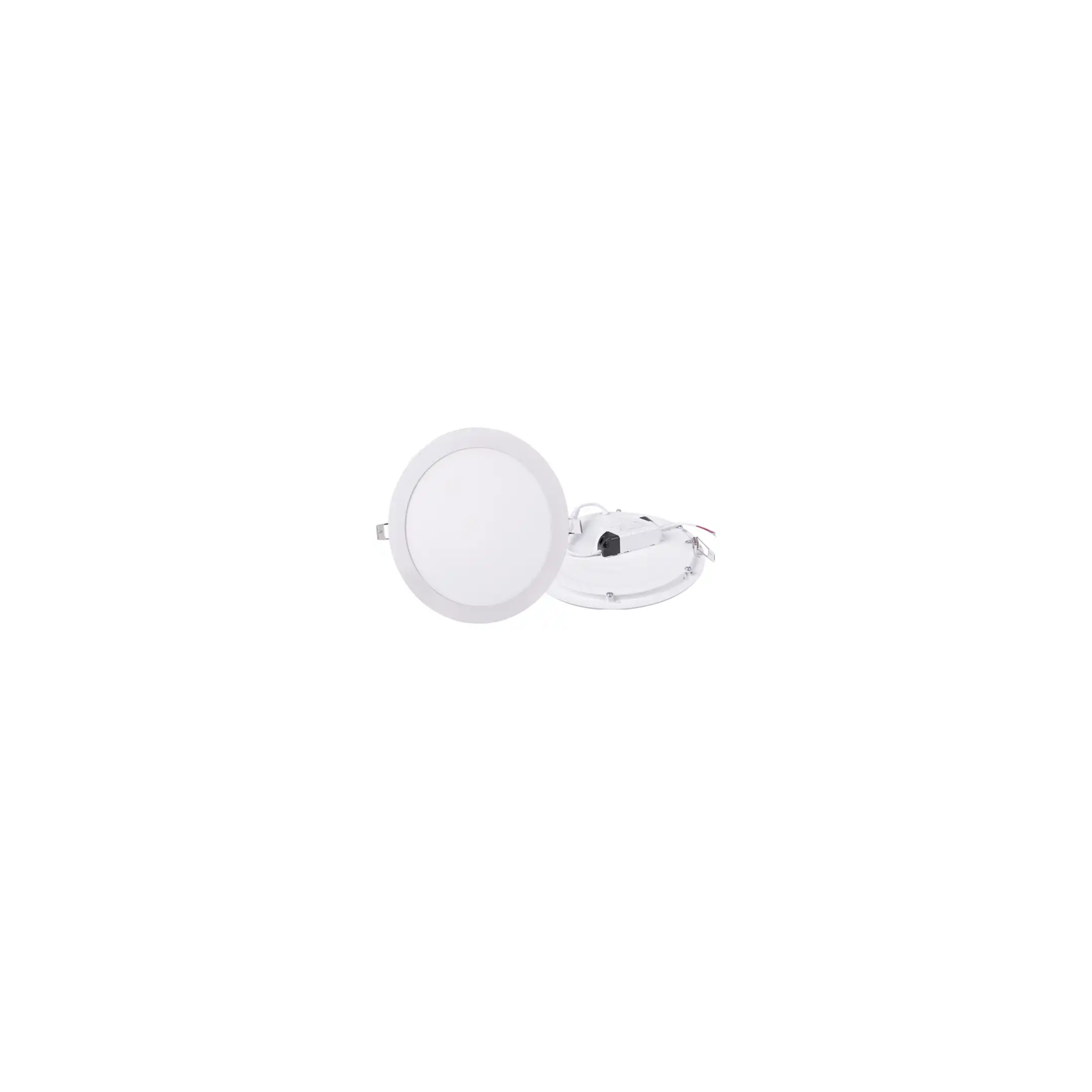 Ultra thin round panel light 6 inch, CCT 6000K Cool white color