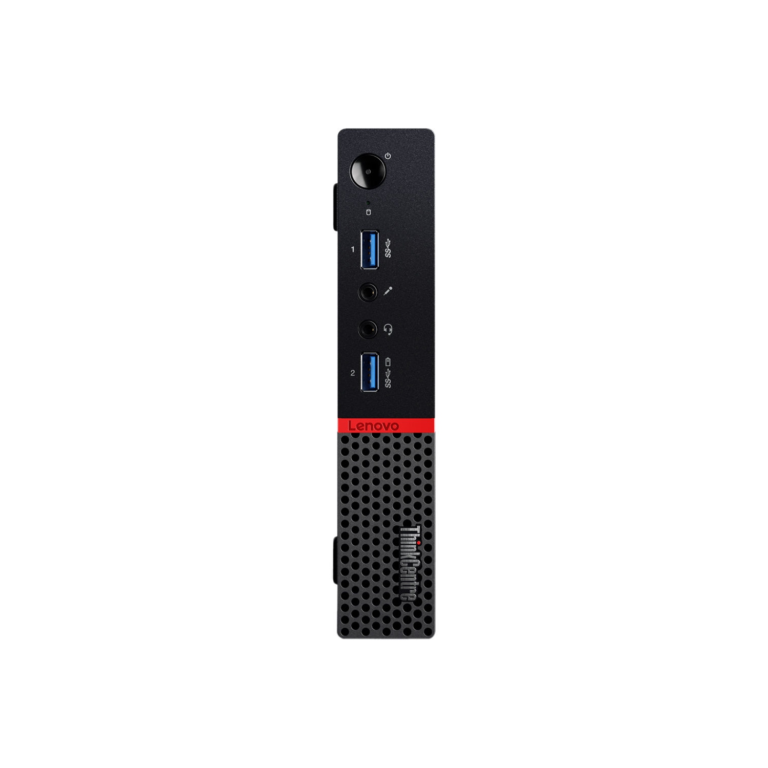 Refurbished - Lenovo M900 Tiny Desktop - Black (Intel i7-6700T / 8 GB RAM / 256 GB SSD / Windows 10 Professional)