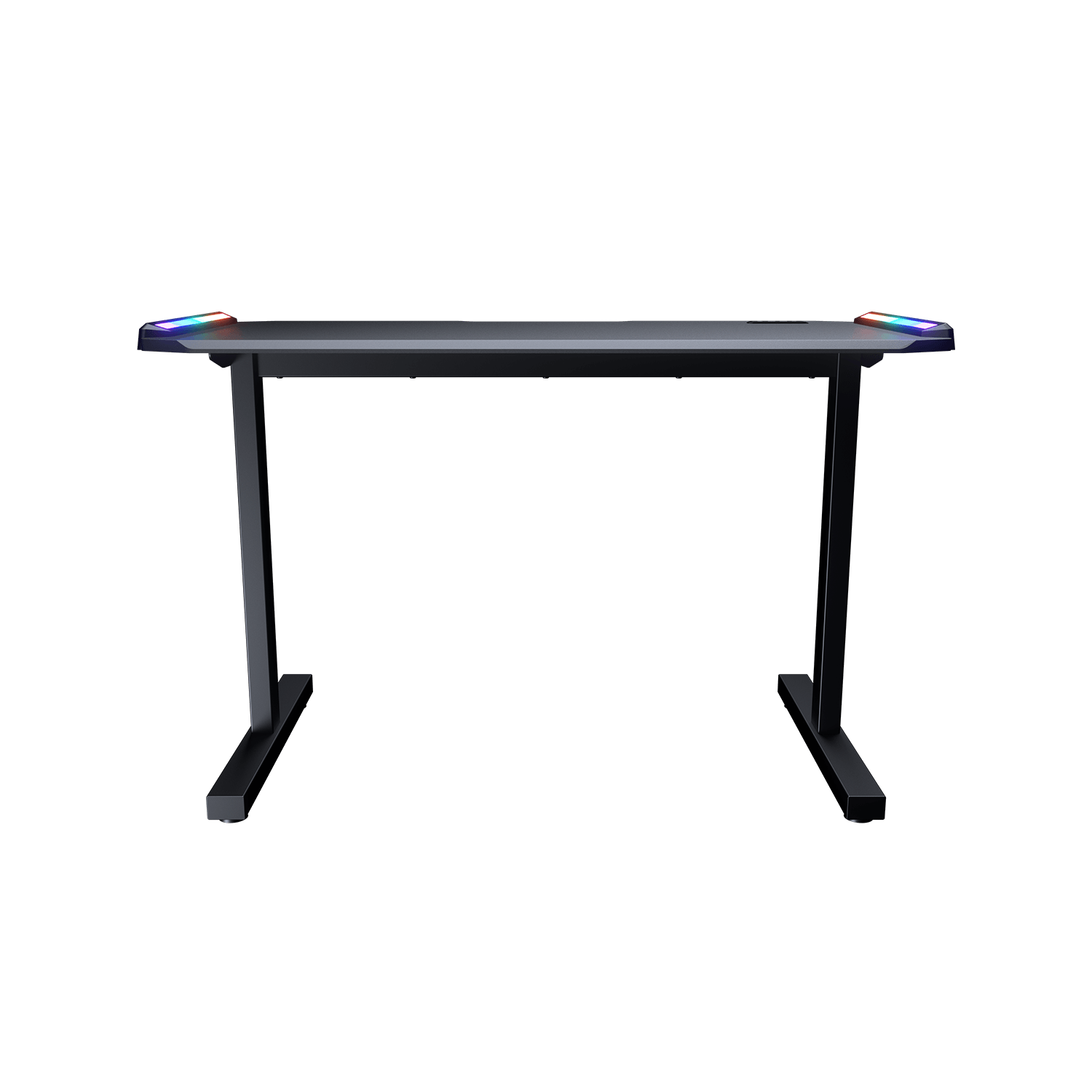 Cougar DEIMUS 120 RGB bureau de jeu - durable et robuste - Surface antirayure - Boîte de commande I/O - Plateau de câble - Noir