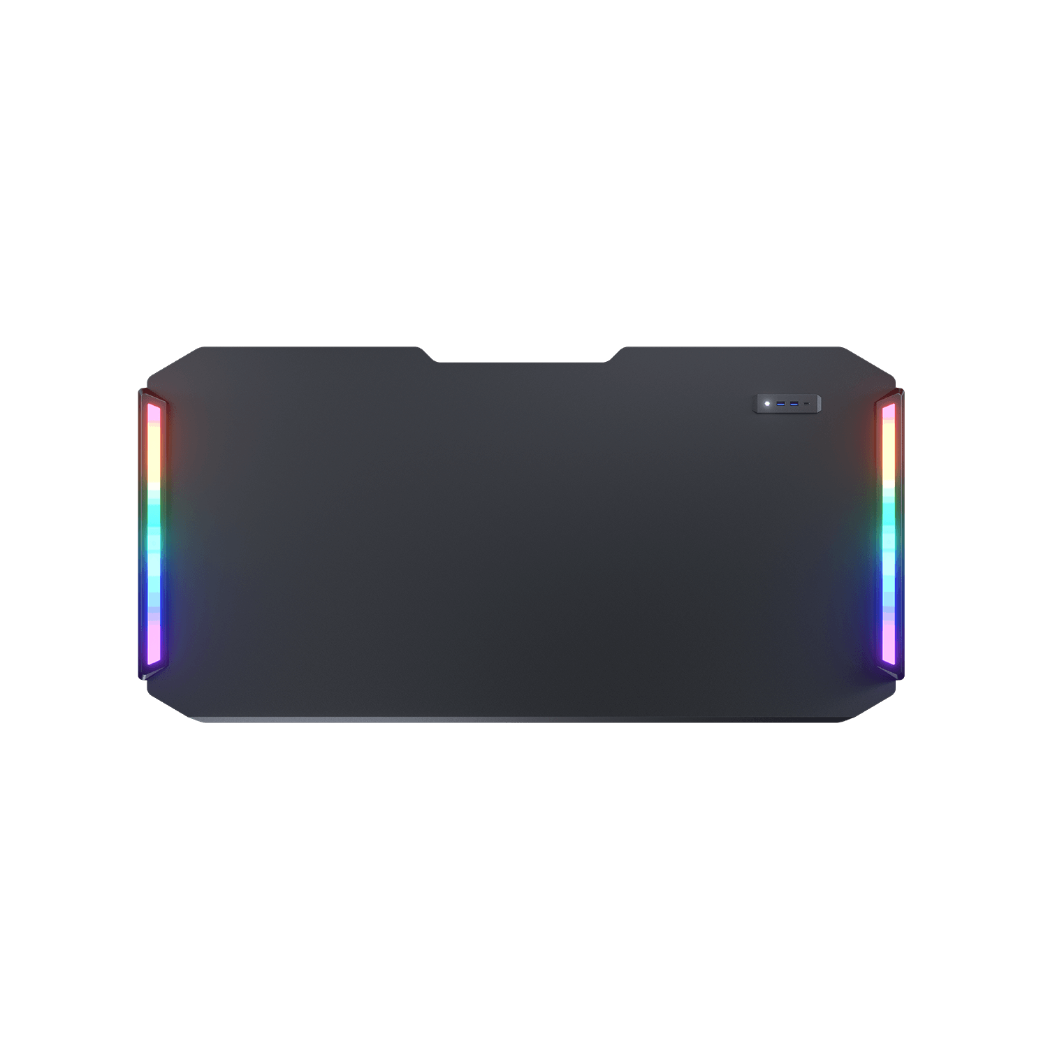 Cougar DEIMUS 120 RGB bureau de jeu - durable et robuste - Surface antirayure - Boîte de commande I/O - Plateau de câble - Noir