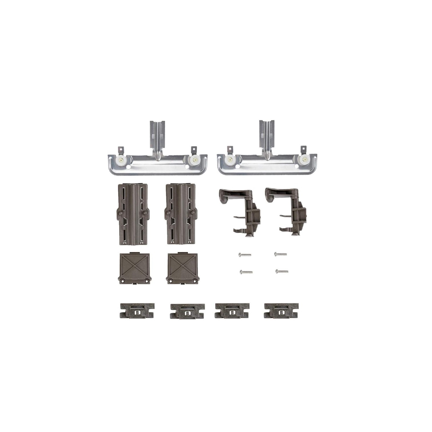 W10712395 Whirlpool Dishwasher Upper Dishrack Adjuster Assembly Kit