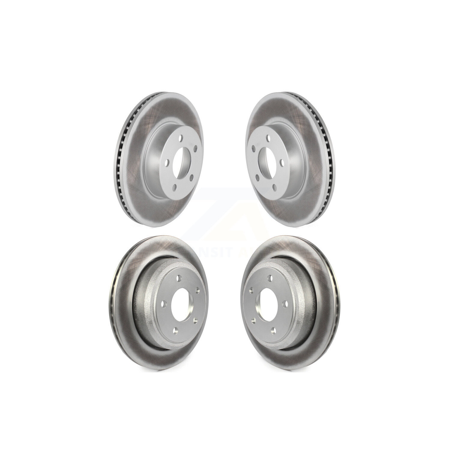 Front Rear Coated Disc Brake Rotors Kit For Ford Ranger Mazda B4000 KG-100767