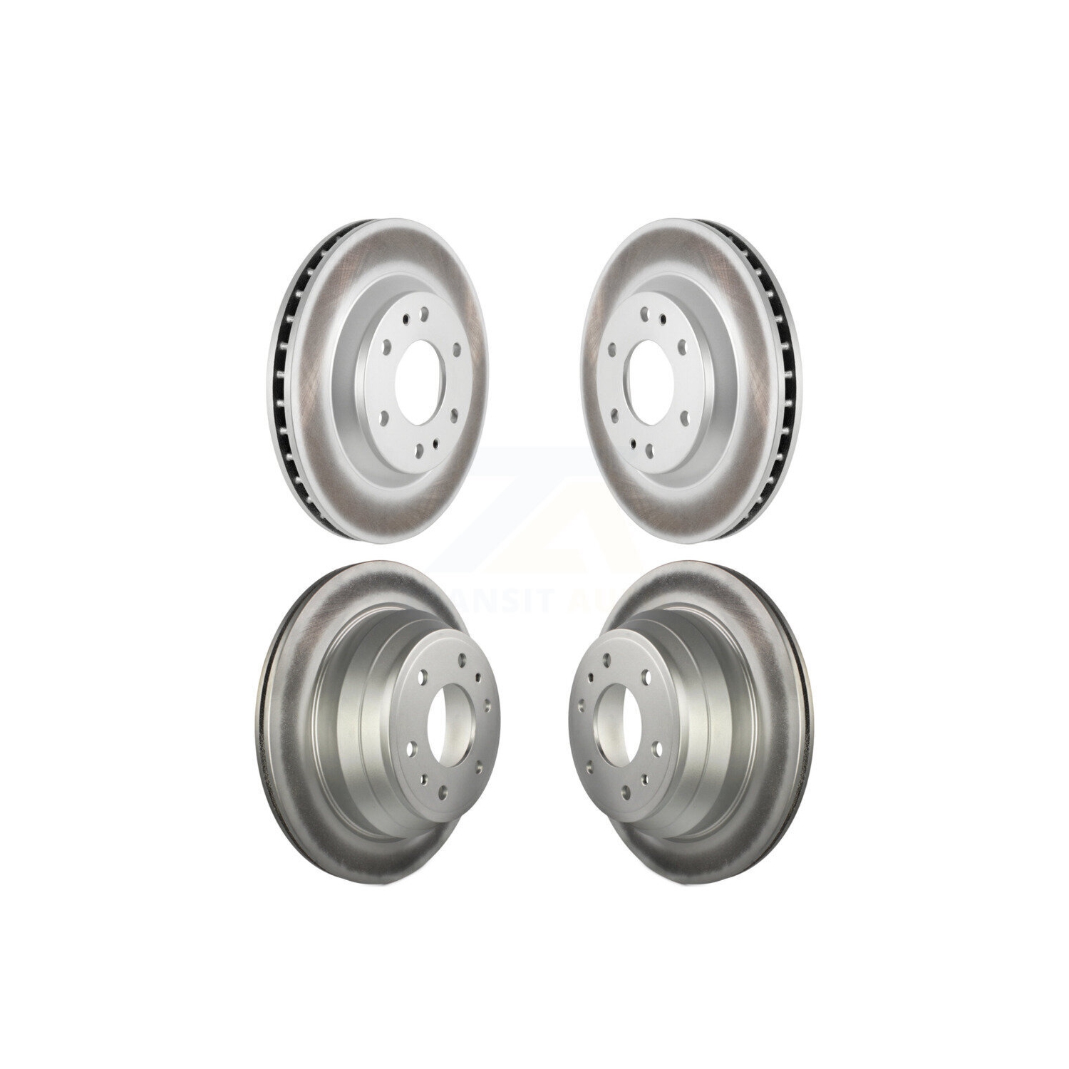 Front Rear Coated Brake Rotors Kit For GMC Envoy Chevrolet Trailblazer Oldsmobile Bravada KG-100707