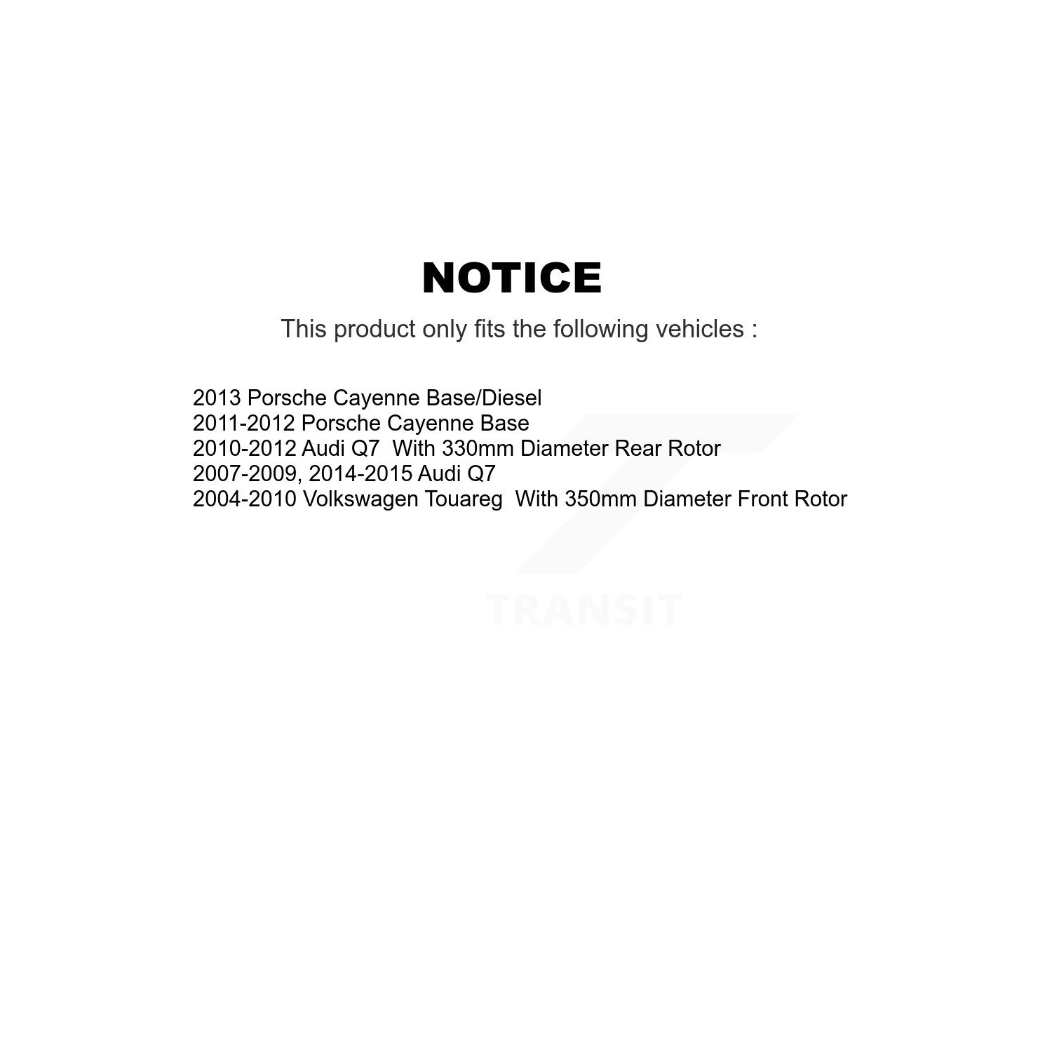 Ensemble de disques de frein avant arrière pour Audi Q7 Porsche Cayenne Volkswagen Touareg K8-101832