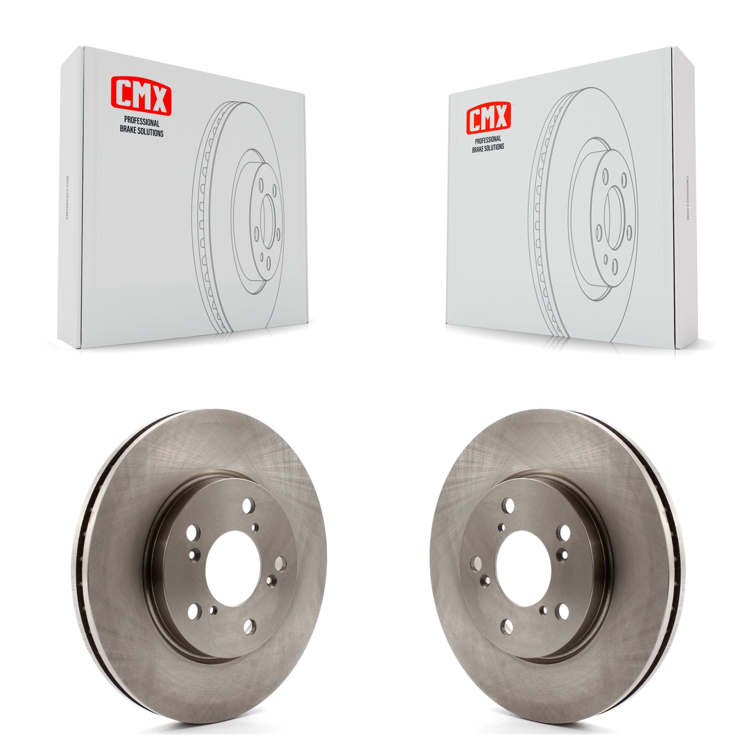 Front Disc Brake Rotors Pair For 2005-2010 Honda Odyssey K8-100381