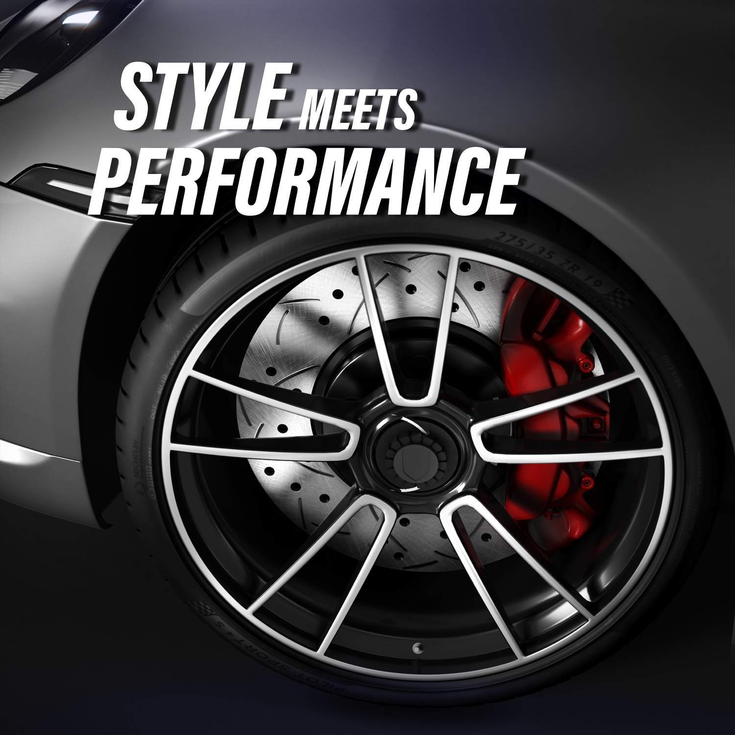 Front Drilled & Slotted Brake Rotors For Lexus GX460 Toyota 4Runner 2010-2023 – YXPCARS