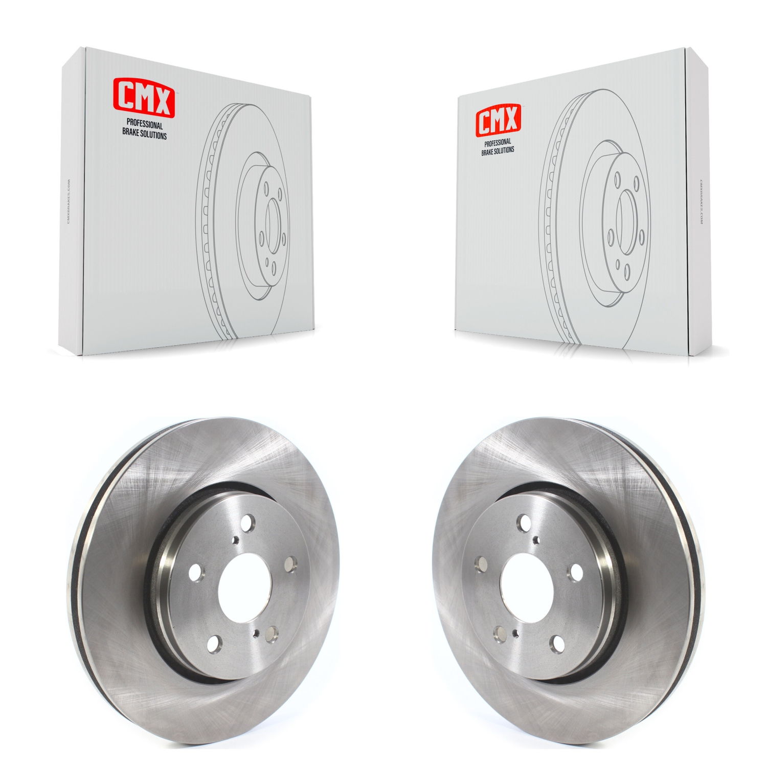 Front Disc Brake Rotors Pair For Toyota C-HR K8-101776