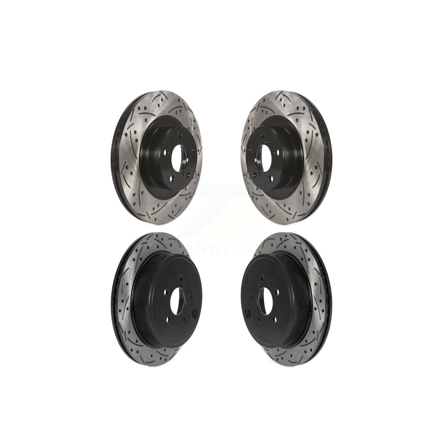 Front Rear Coated Drilled Slotted Disc Brake Rotors Kit For Subaru BRZ Toyota 86 GR86 KD-100472