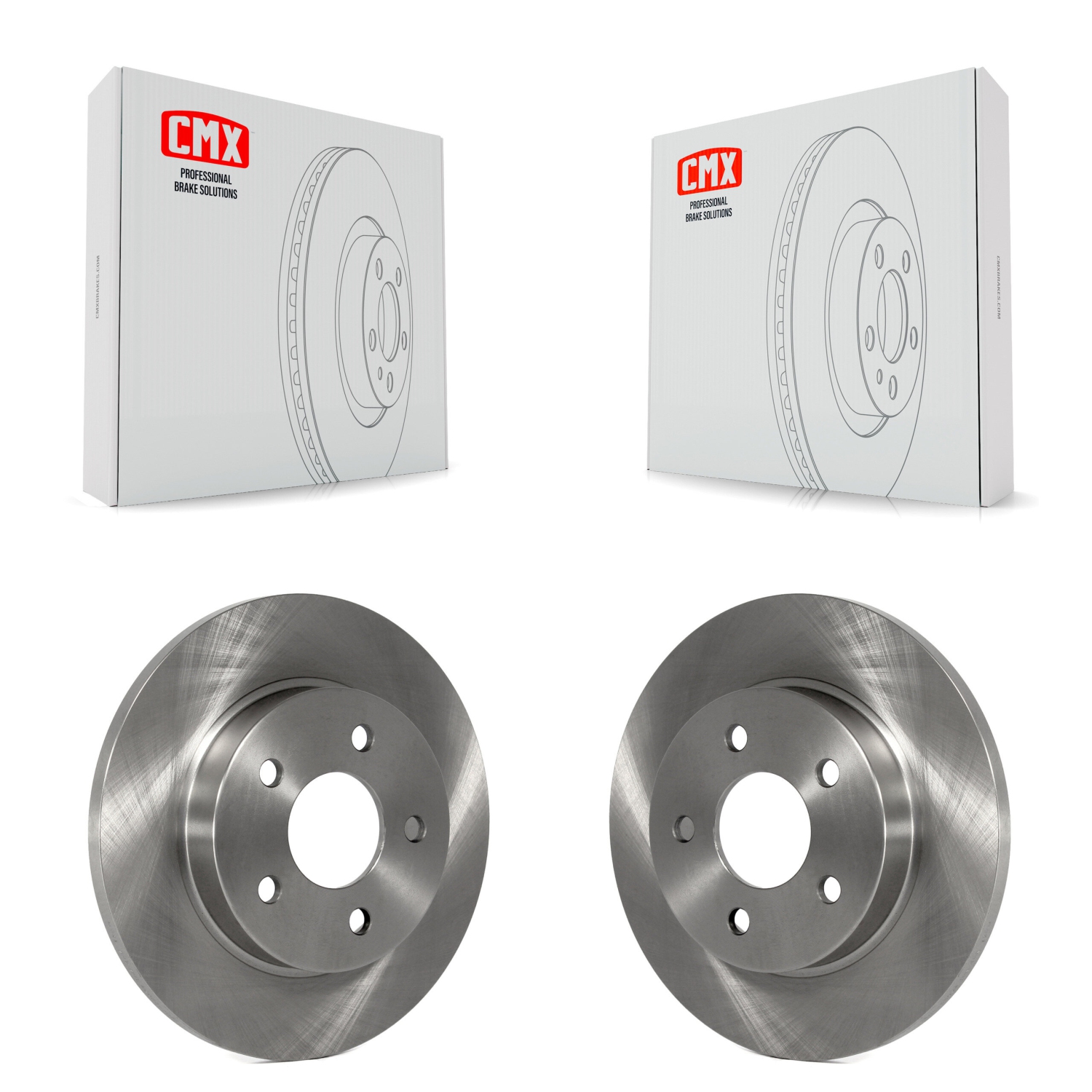 Rear Brake Rotors Pair For Chevrolet Malibu Pontiac Cobalt G5 G6 Saturn Ion HHR Pursuit K8-100583