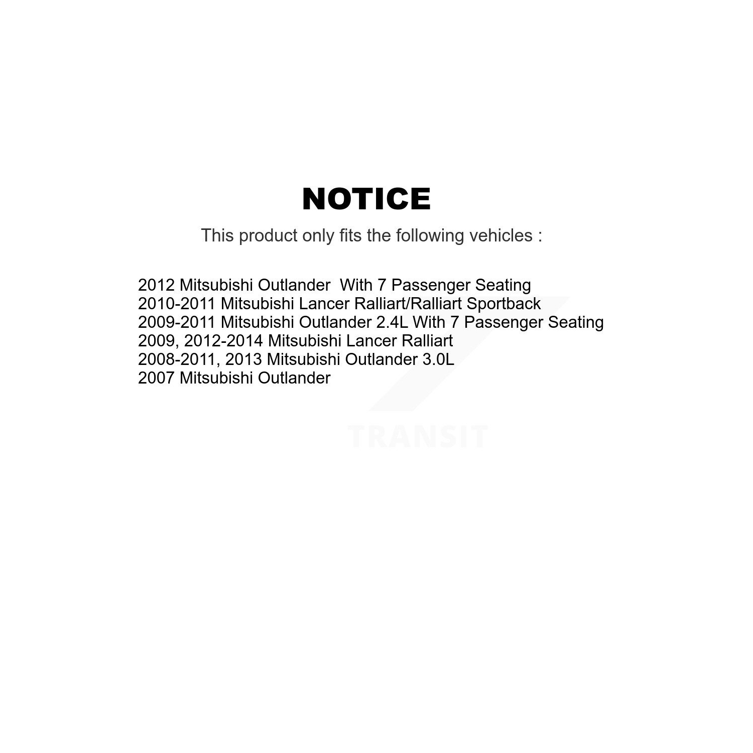 Rear Disc Brake Rotors Pair For Mitsubishi Lancer Outlander K8-100867