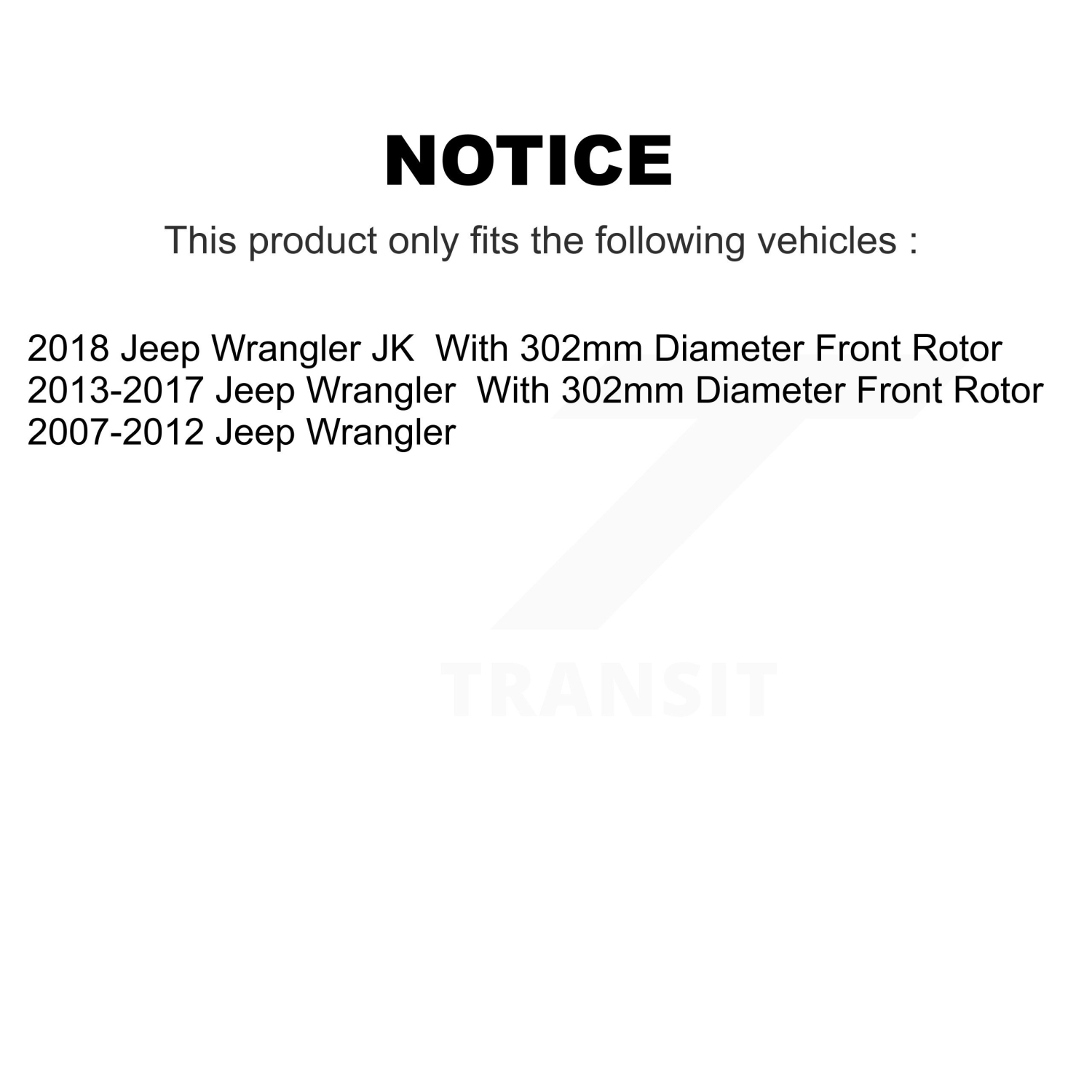 Front Disc Brake Rotors Pair For Jeep Wrangler JK K8-100238 | Best
