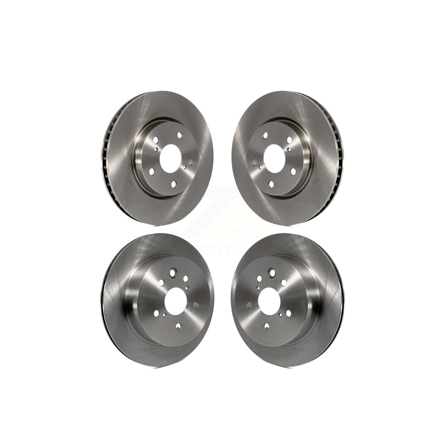 Front Rear Brake Rotors Kit For 2010-2013 Lexus IS250 C Vehicles Built Canadian Market K8-101472
