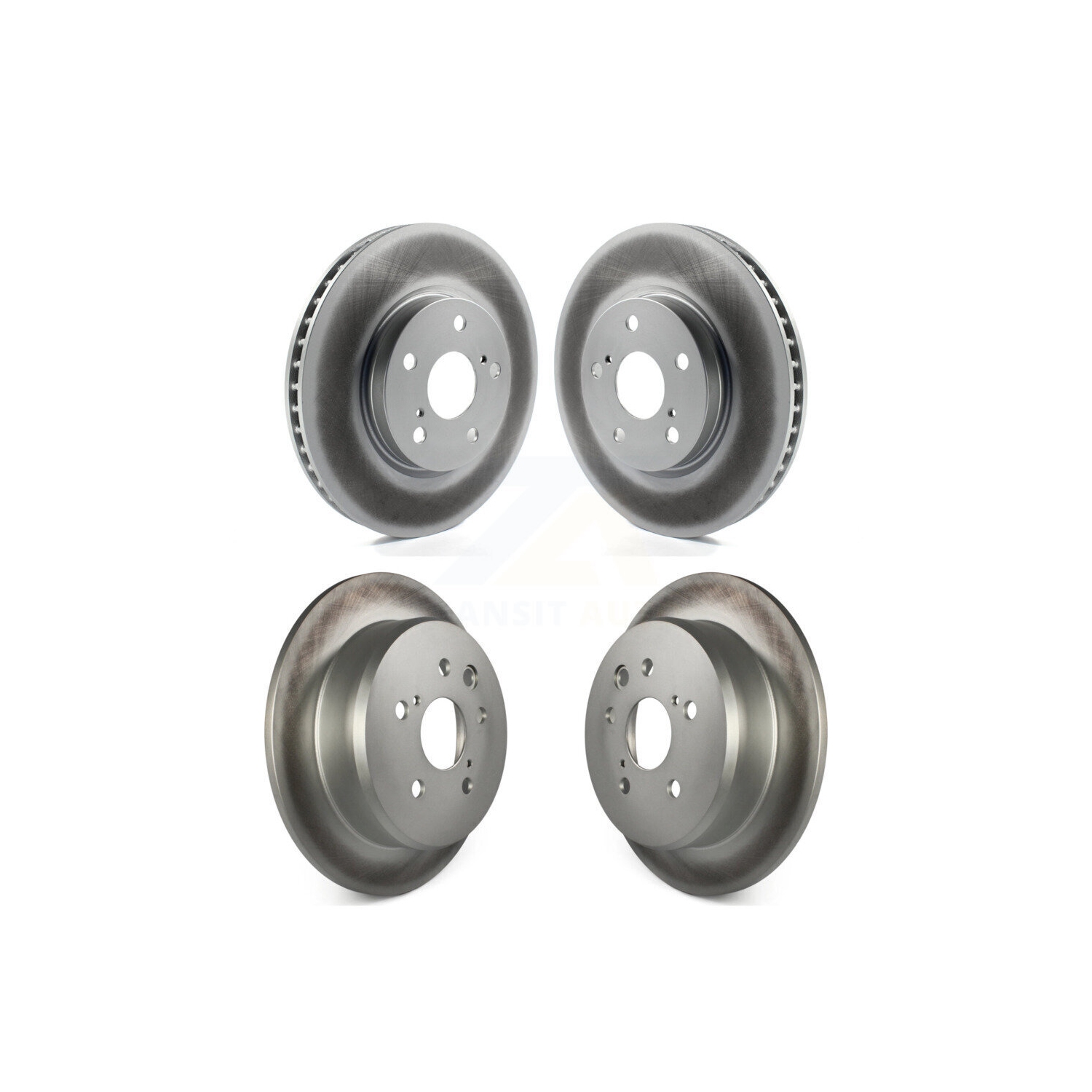 Front Rear Coated Disc Brake Rotors Kit For Lexus IS250 KG-101040