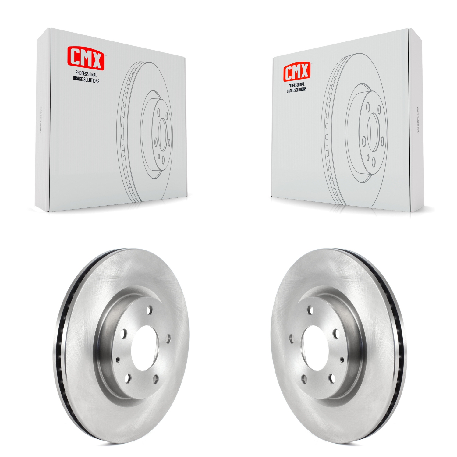 Front Disc Brake Rotors Pair For Mazda 3 CX-30 Sport K8-102302