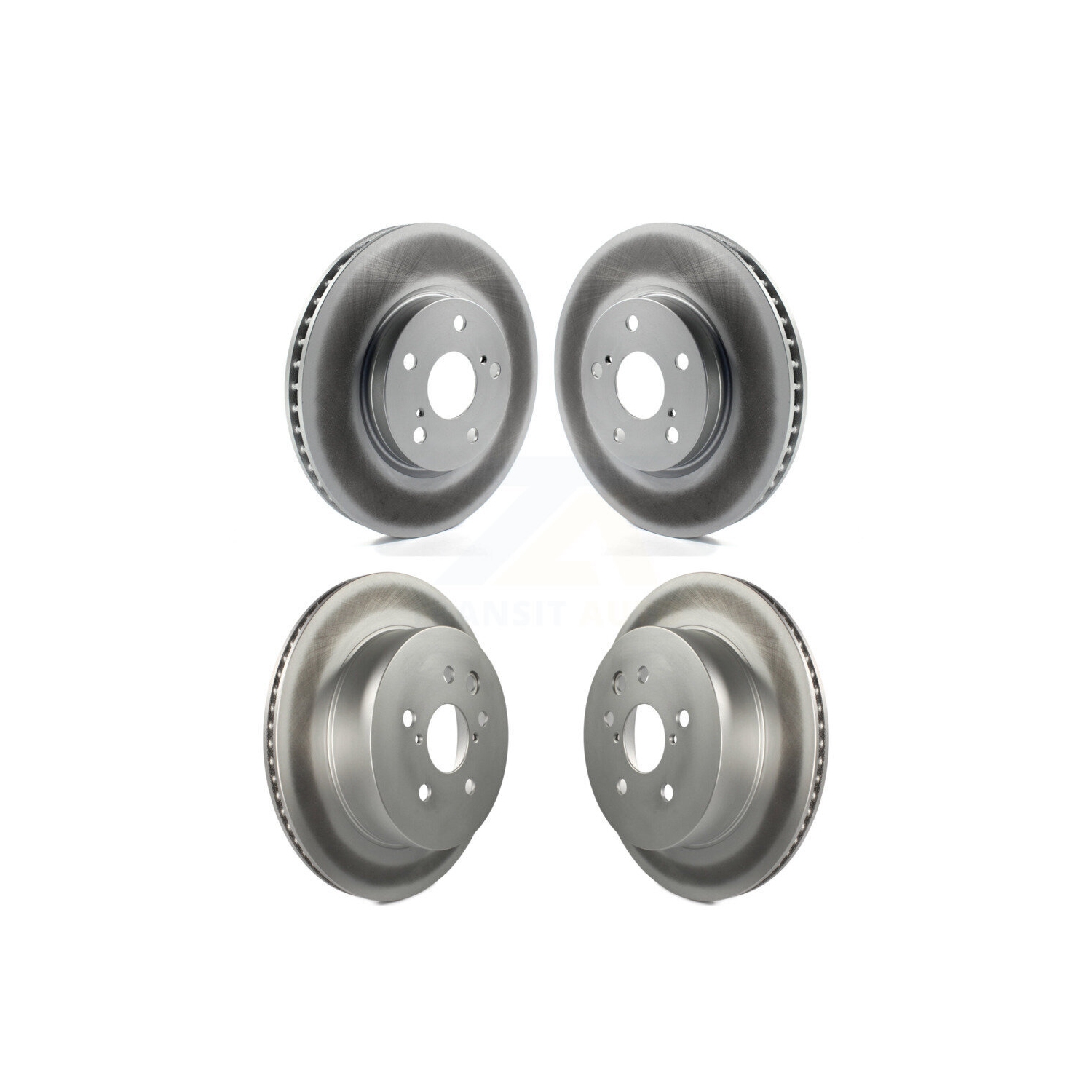 Front Rear Coat Brake Rotor Kit For 10-13 Lexus IS250 C Vehicles Built Canadian Market KG-101039