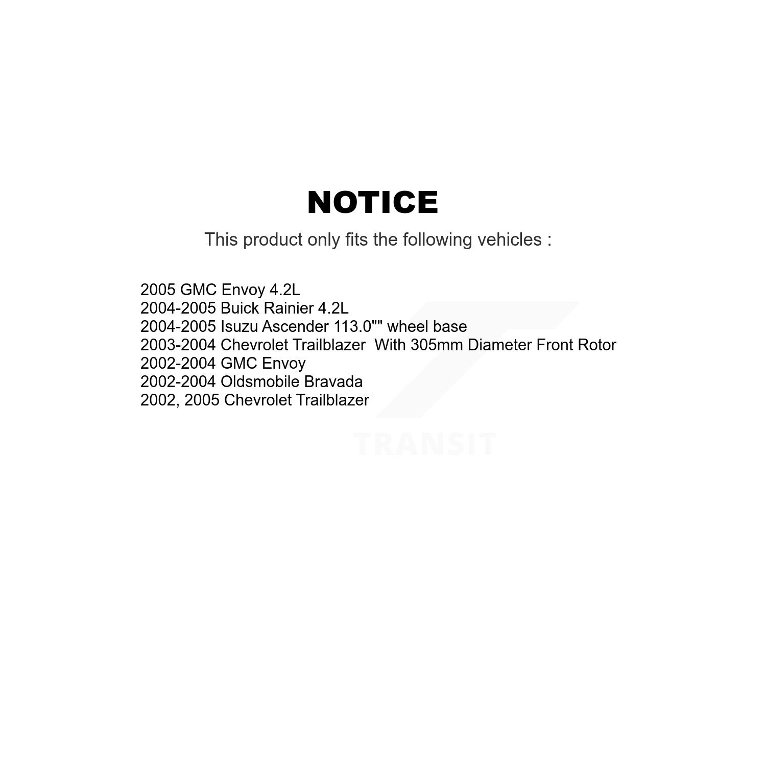 Front Rear Brake Rotors Kit For GMC Envoy Chevrolet Trailblazer Oldsmobile Bravada Buick K8-100994