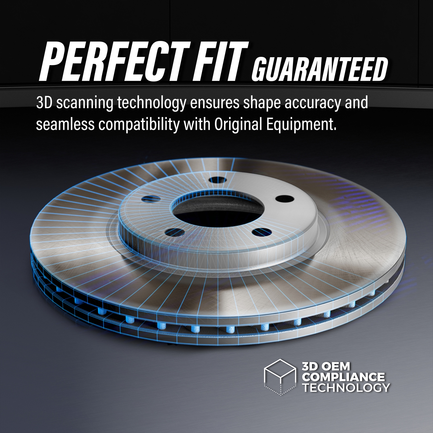 AM Autoparts Front G-Coated Brake Rotor Pair – Fits Toyota Corolla Celica Scion TC Vibe – 10.83″