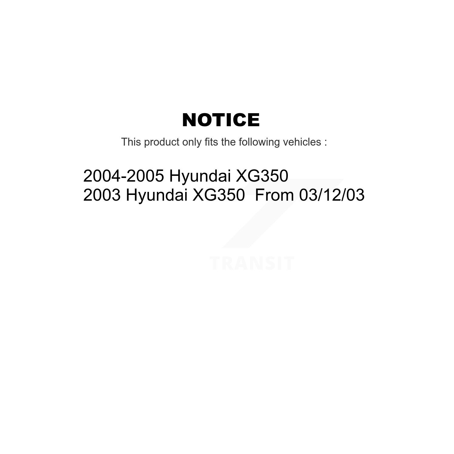 Front Rear Disc Brake Rotors Kit For Hyundai XG350 K8-101379