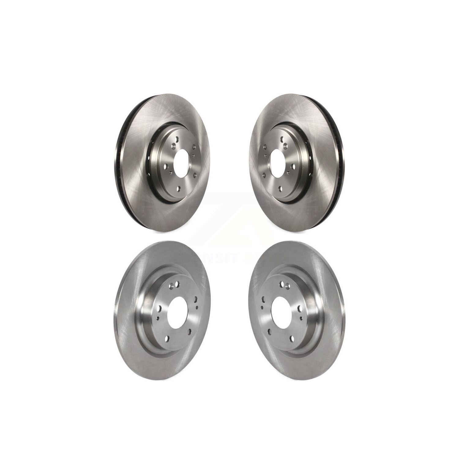 Front Rear Disc Brake Rotors Kit For 2017-2020 Honda Civic Si K8-101717