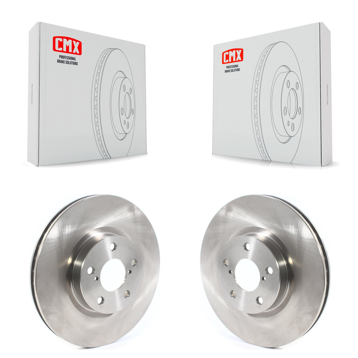 Front Disc Brake Rotors Pair For 2017-2023 Subaru Impreza With 276mm Diameter Rotor K8-101774