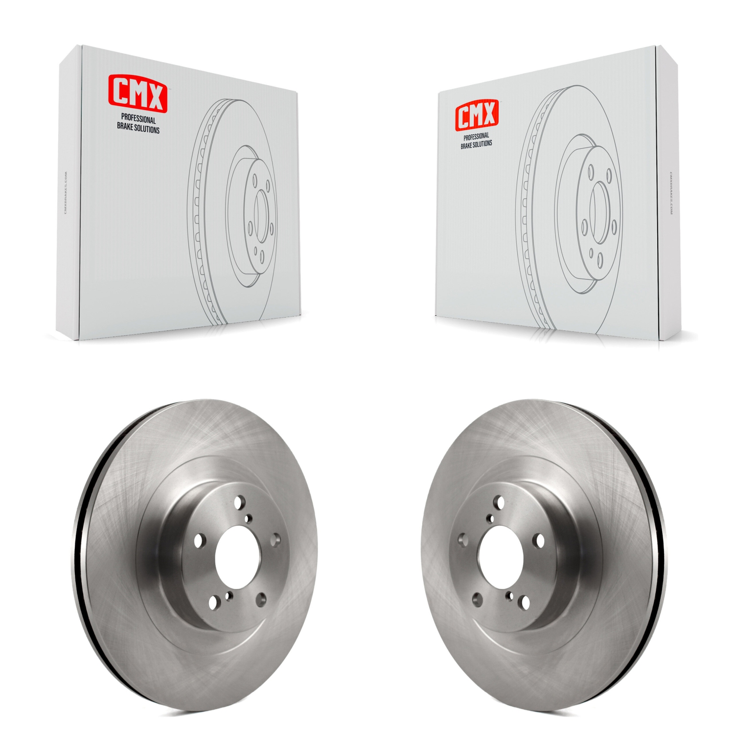 Front Disc Brake Rotors Pair For Subaru Impreza Forester Outback Legacy Baja Saab 9-2X K8-100355