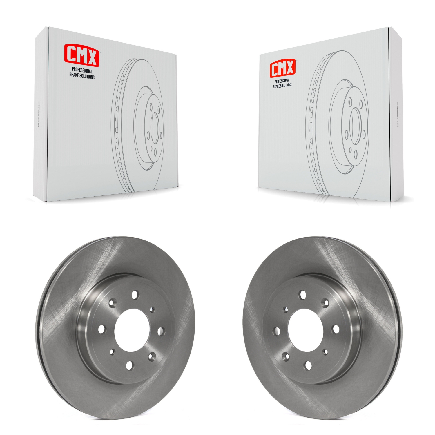Front Disc Brake Rotors Pair For 2015-2020 Honda Fit K8-100542