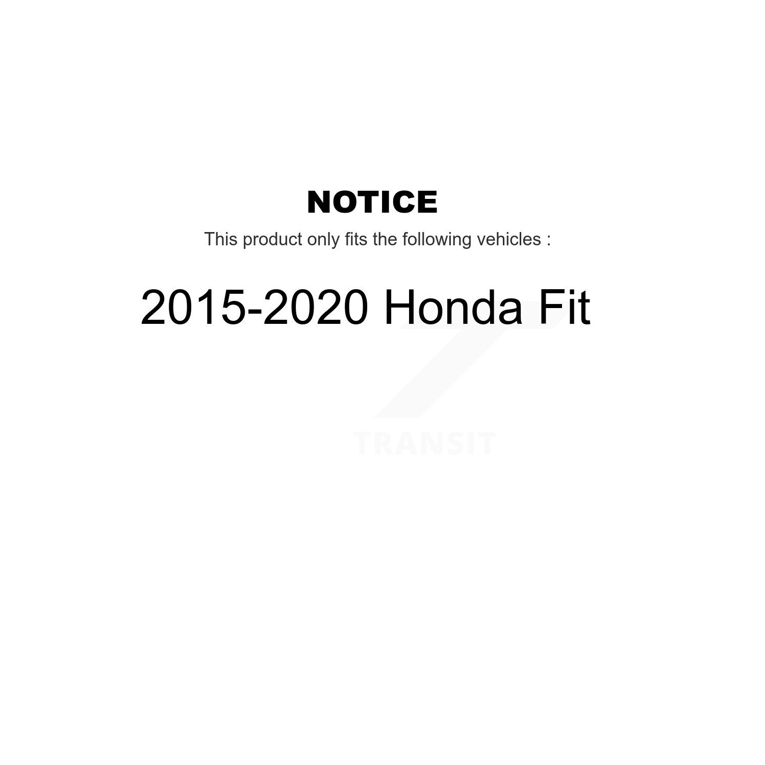 Front Disc Brake Rotors Pair For 2015-2020 Honda Fit K8-100542