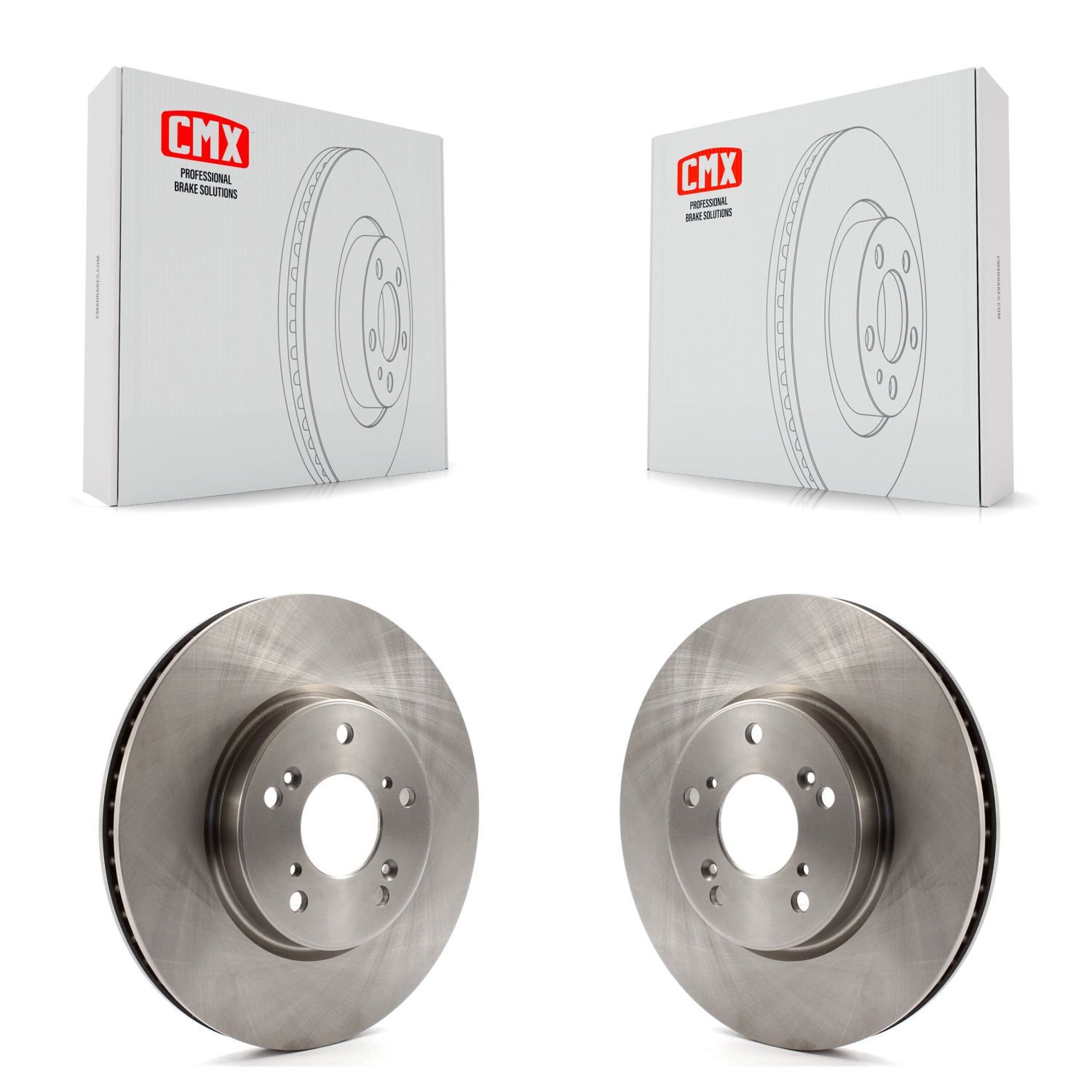 Front Disc Brake Rotors Pair For Honda Accord Civic K8-100533