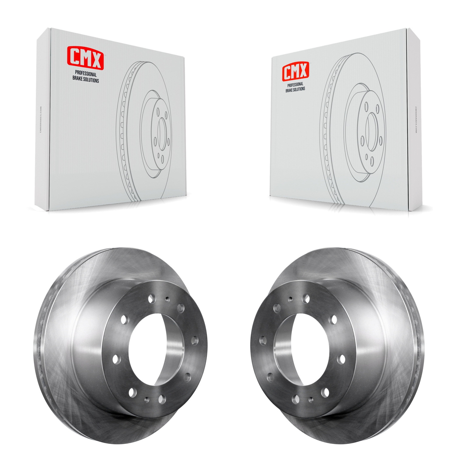 Rear Disc Brake Rotors Pair For Chevrolet GMC Sierra 2500 HD Silverado 3500 1500 Suburban K8-100616