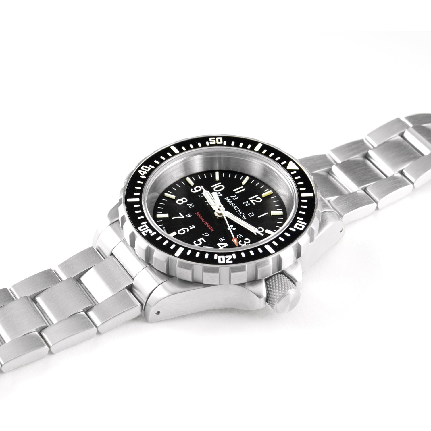 41MM LARGE DIVER'S QUARTZ (TSAR) WITH STAINLESS STEEL BRACELET