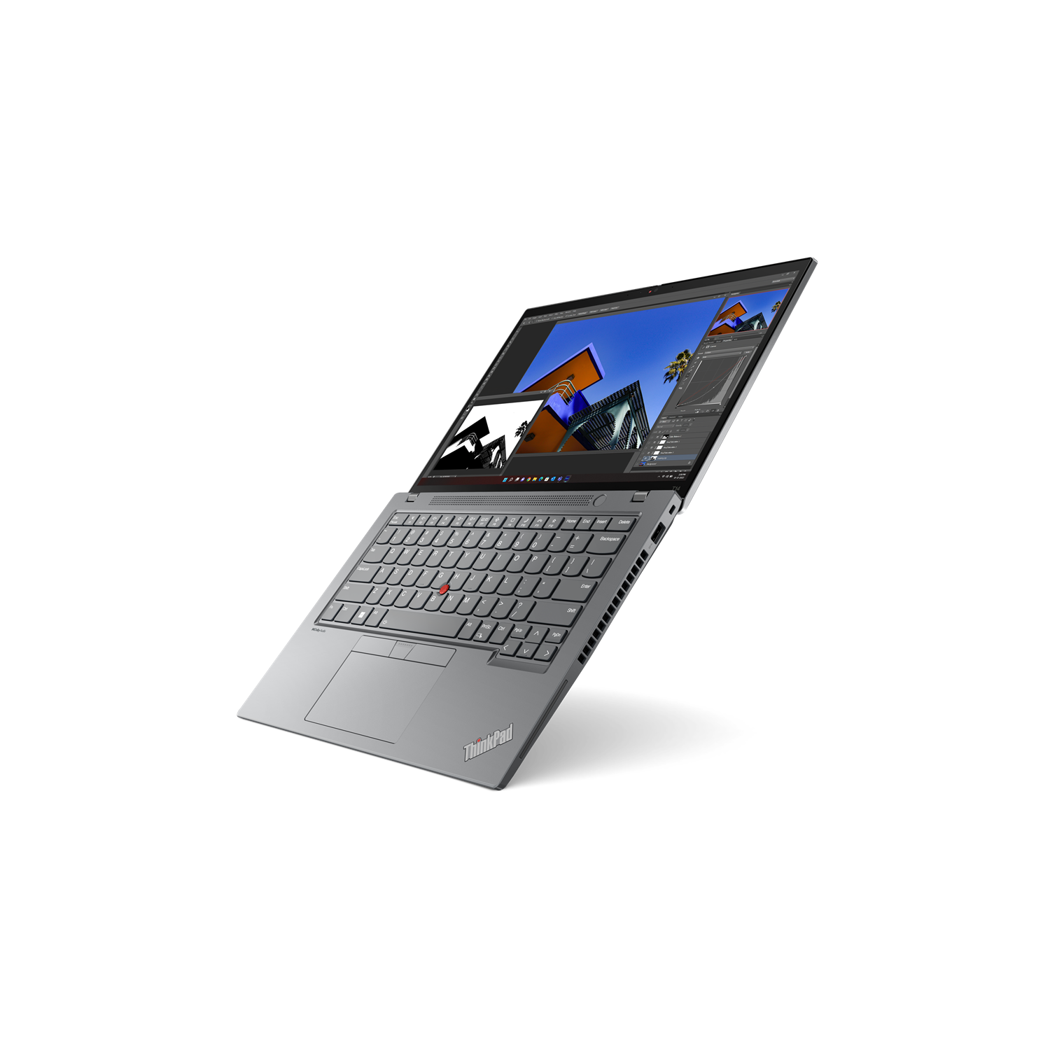 Lenovo Canada ThinkPad T14 Gen 4 14" Laptop-Storm Grey(Intel Core i7 1355U/512GB SSD/16GB RAM/Windows 11)-French -