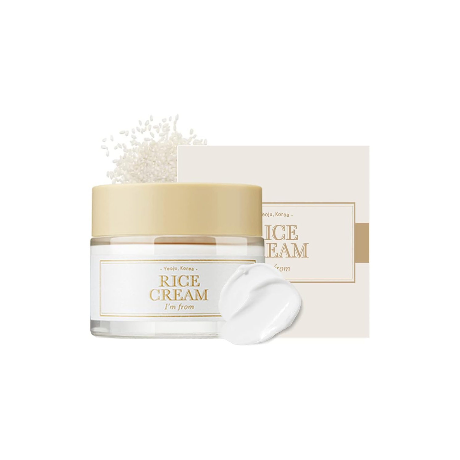 [I'm From] Rice Cream 1.69 Ounce, 41% rice bran essence with ceramide
