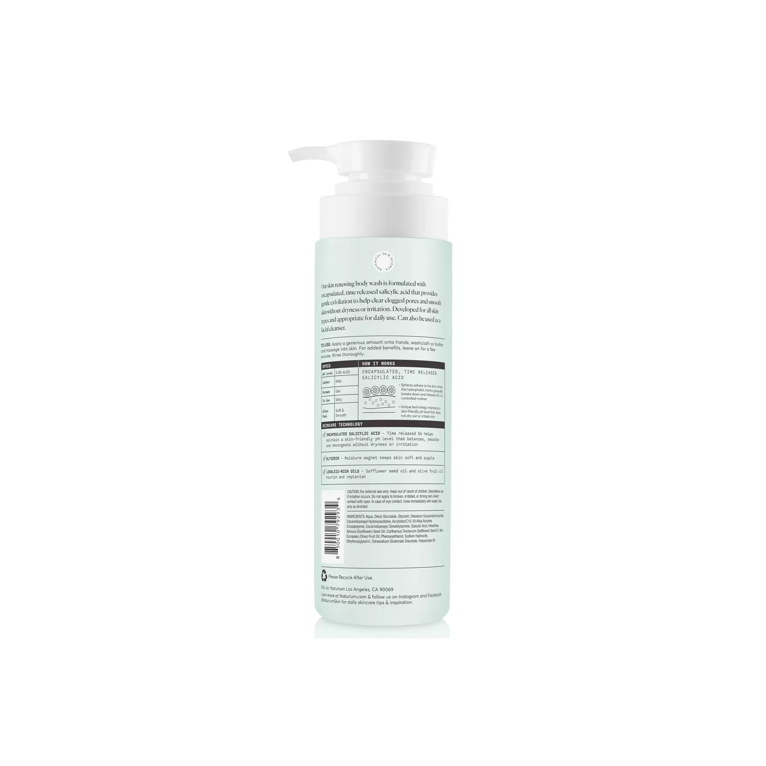 Nettoyant lissant pour le corps Perfector acide salicylique - 16,9 oz liq