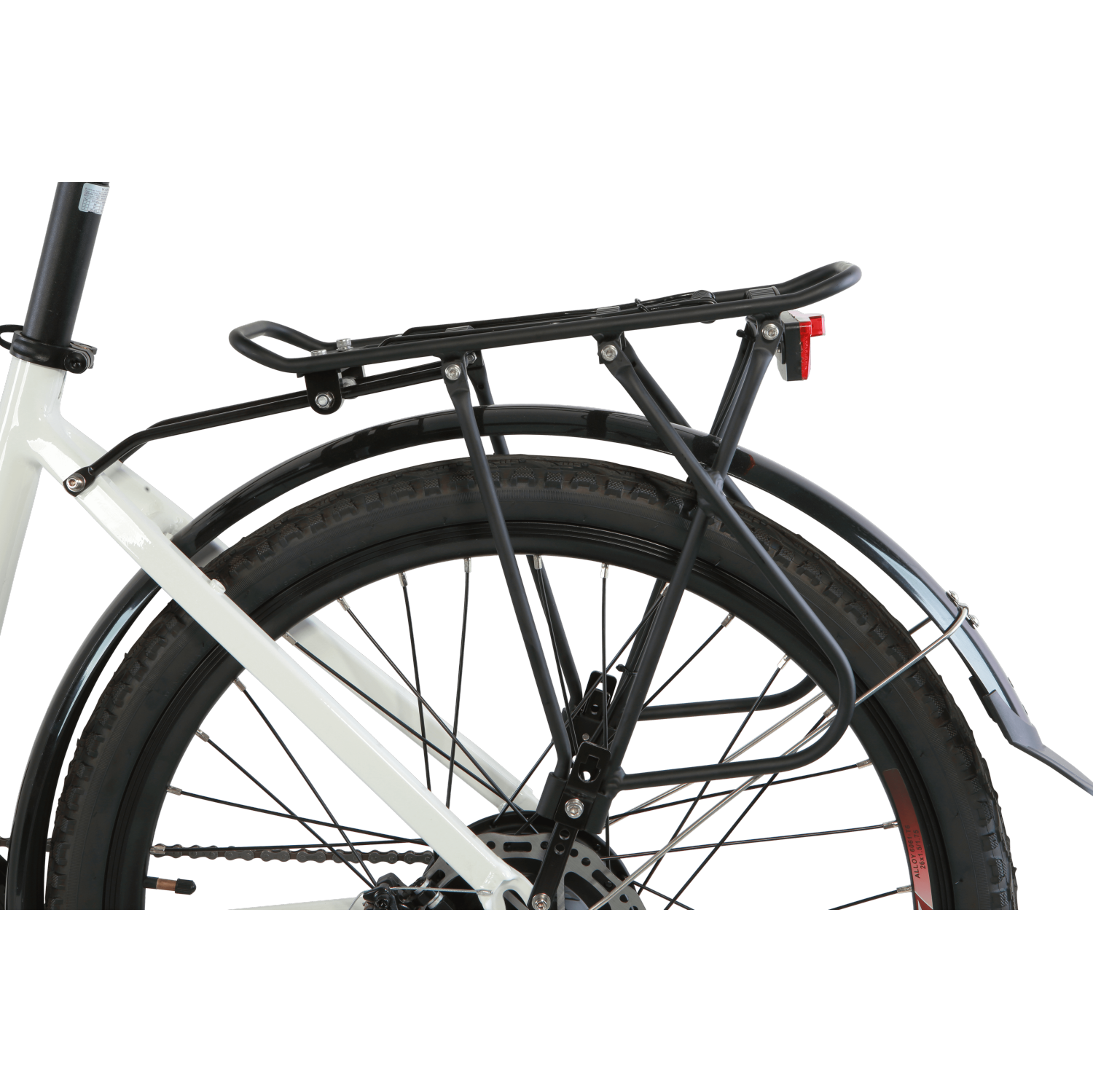 Vélo de ville électrique SOLEIL 500 W | vélo électrique léger | cadre bas | conception élégante - Blanc