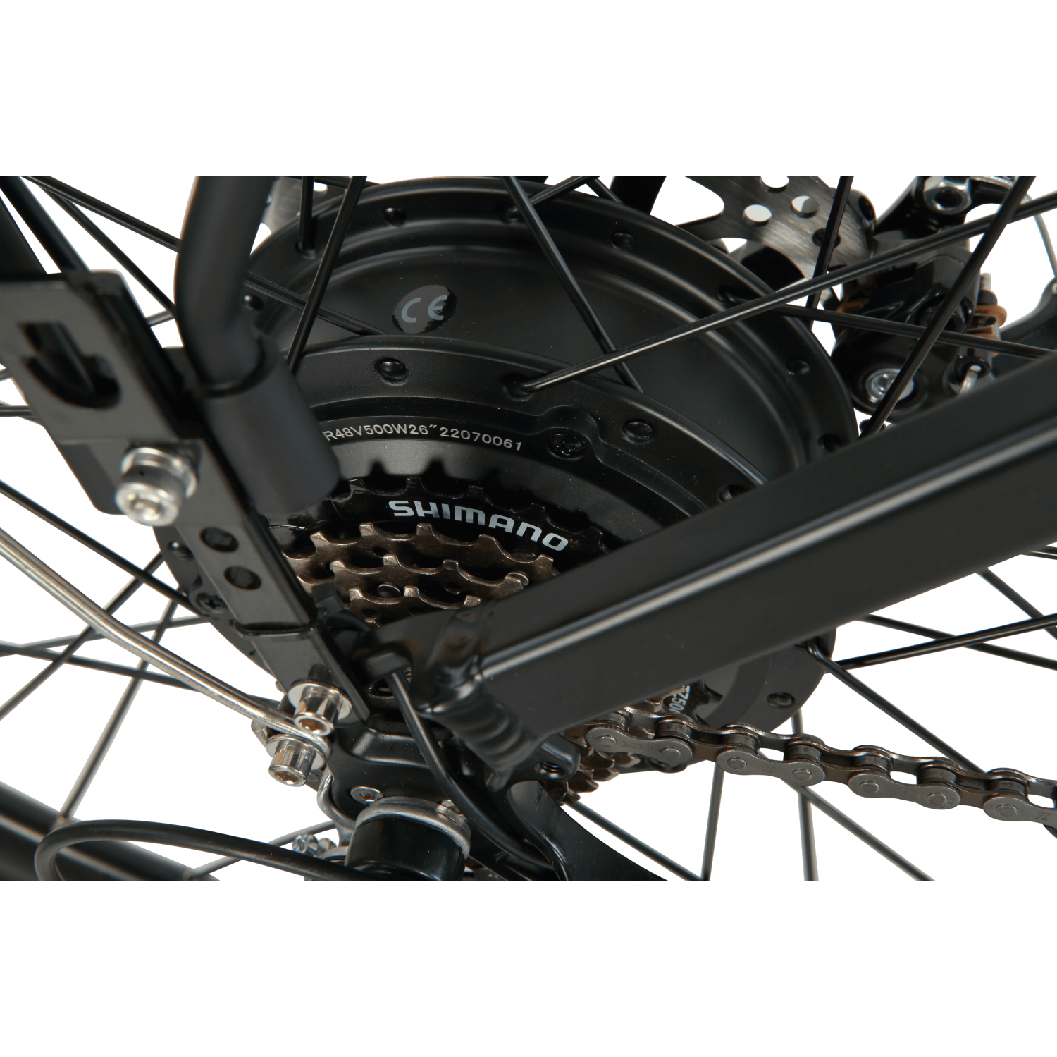 SOLEIL 500W Electric City Bike | Lightweight Ebike | Step-through Frame | Elegant Design - Black